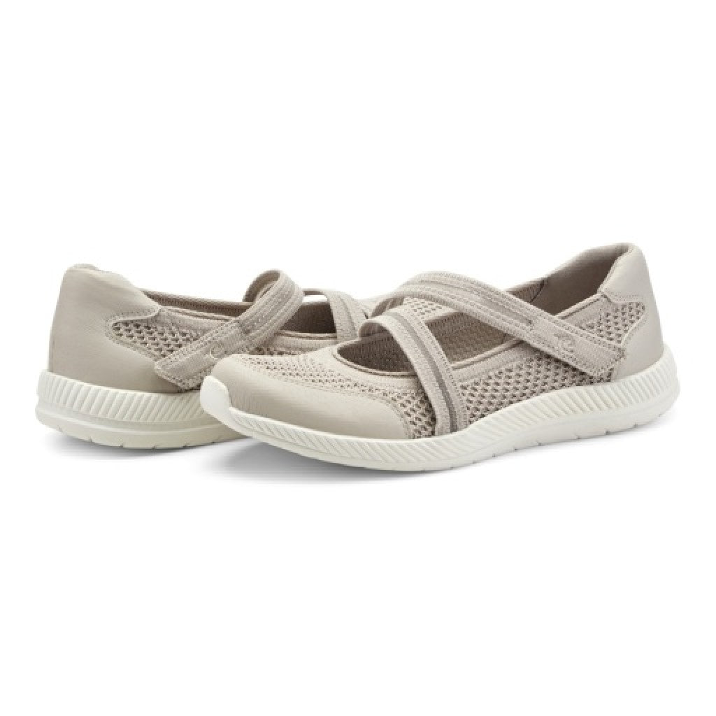 Easy Spirit Gwynn Mary Jane Cushioned Arch Support Women's Walking Shoe - Taupe - 7