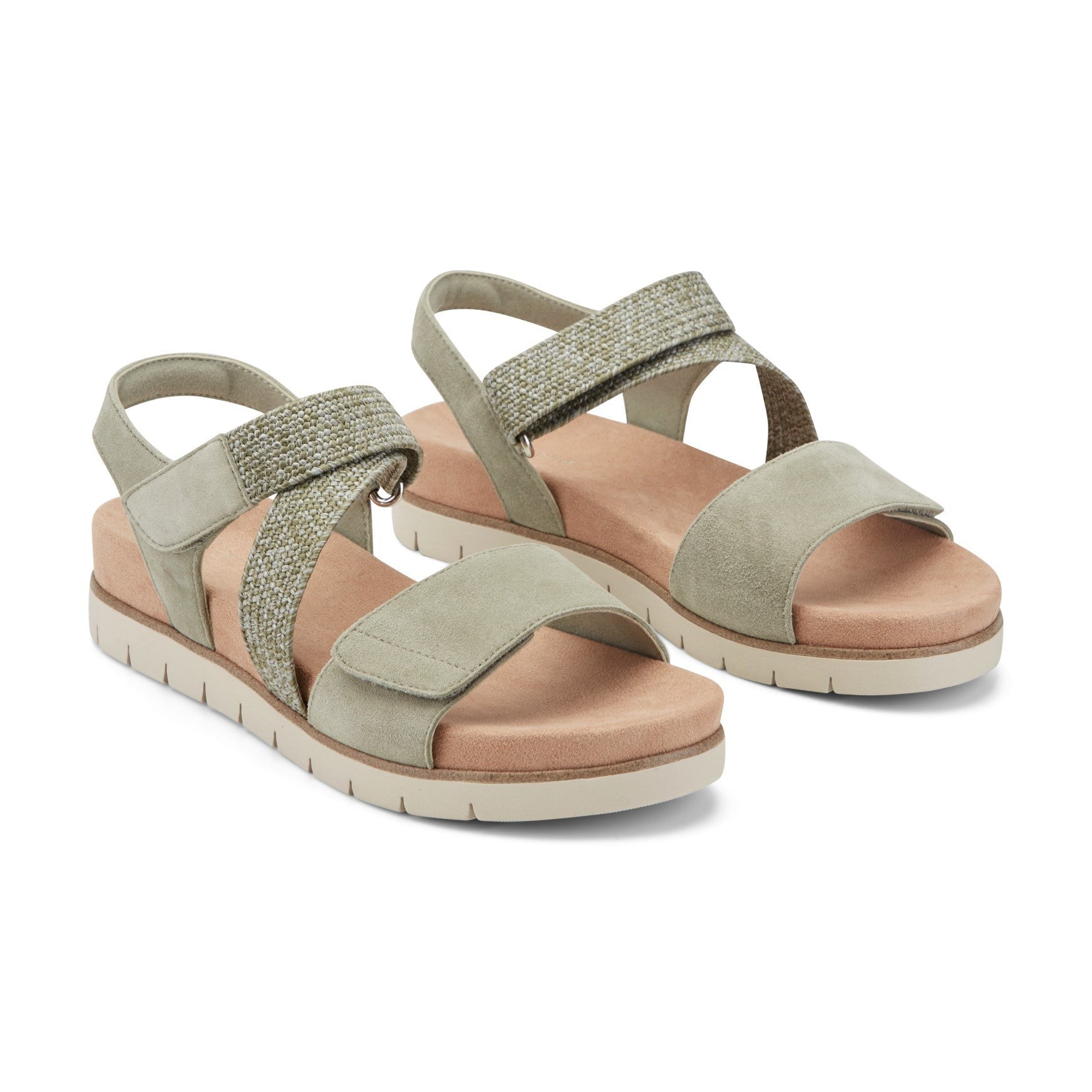 Easy Spirit Hillary Cushioned Arch Support Comfort Women's Casual Sandal - Medium Green - 2
