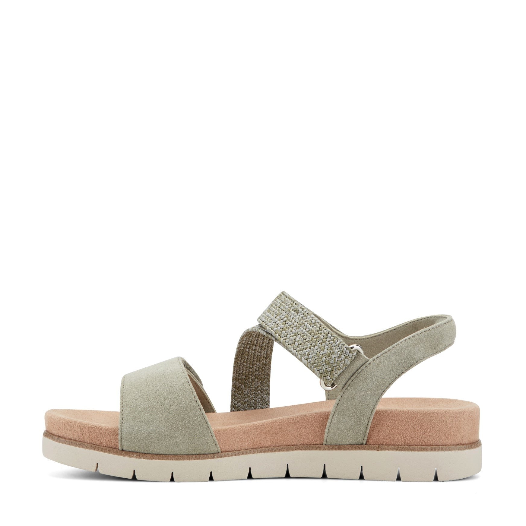 Easy Spirit Hillary Cushioned Arch Support Comfort Women's Casual Sandal - Medium Green - 4