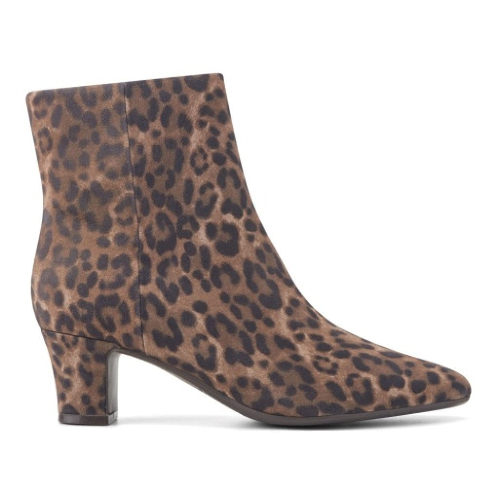 Easy Spirit Isra Cushioned Arch-Support Pointed Women's Bootie - All Dark Brown - 2