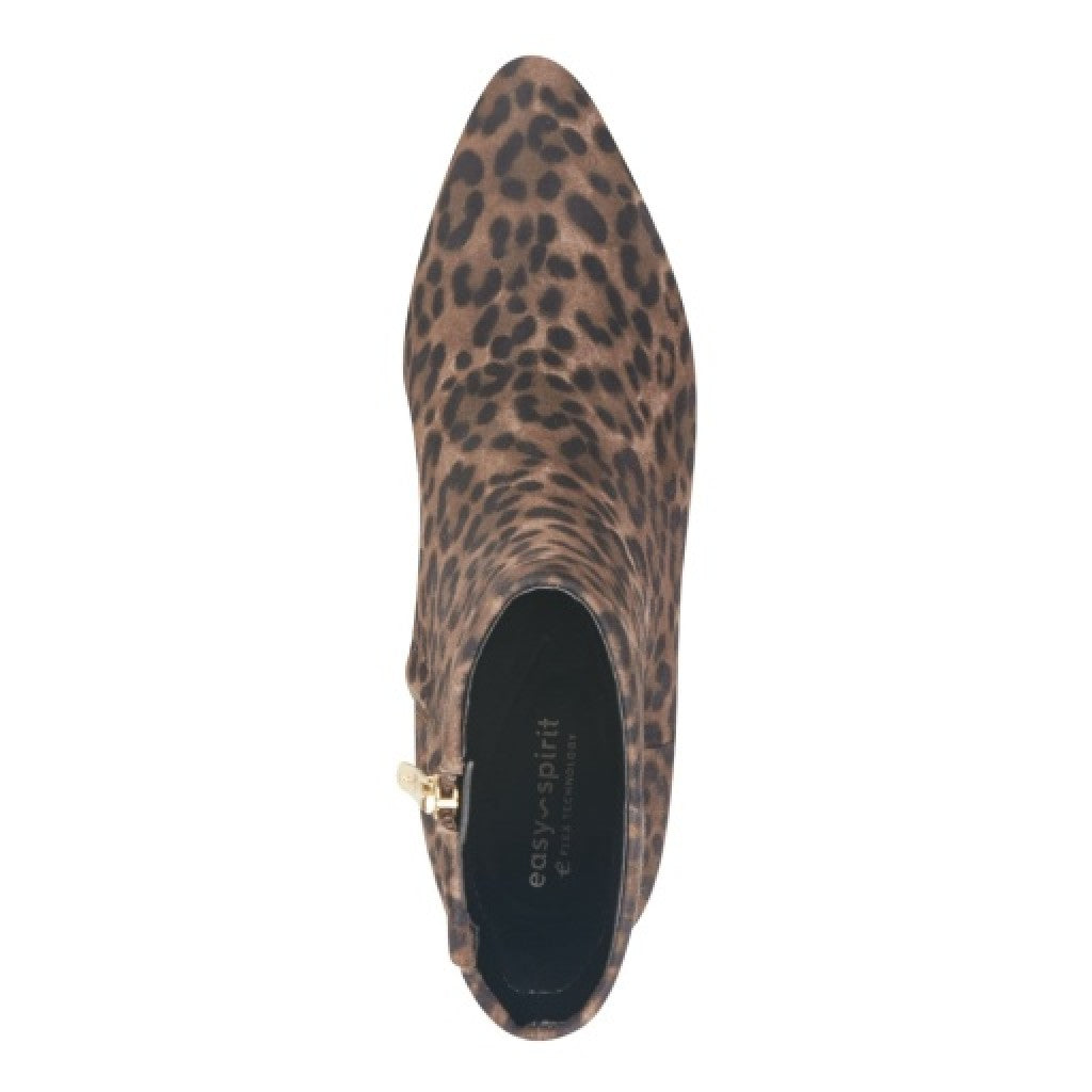Easy Spirit Isra Cushioned Arch-Support Pointed Women's Bootie - All Dark Brown - 5