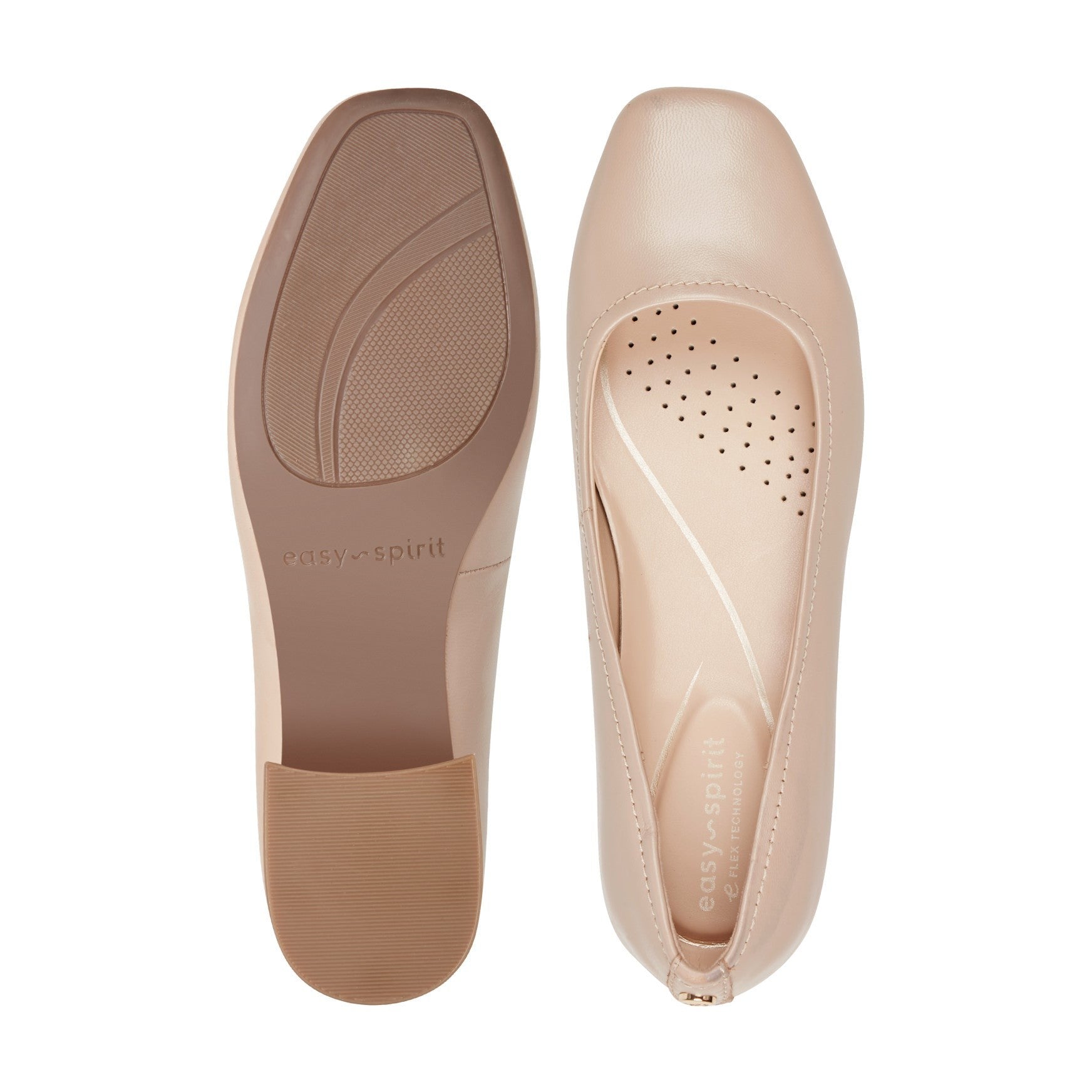 Easy Spirit Jain Cushioned Arch Support Women's Dress Pump - Natural Leather - 5