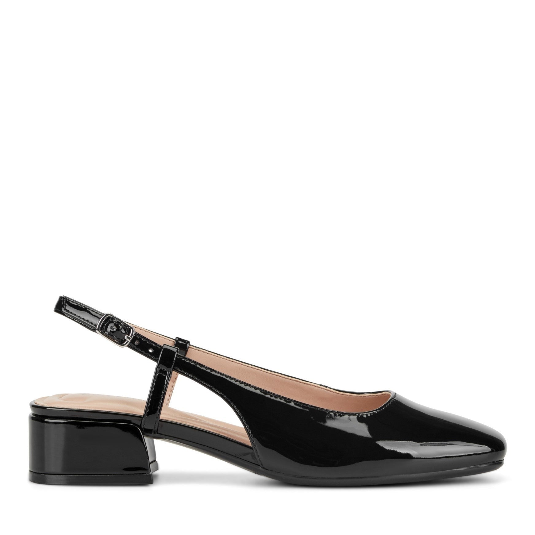 Easy Spirit Jaziel Cushioned Slingback with Arch Support Women's Dress Pump - Black - 1