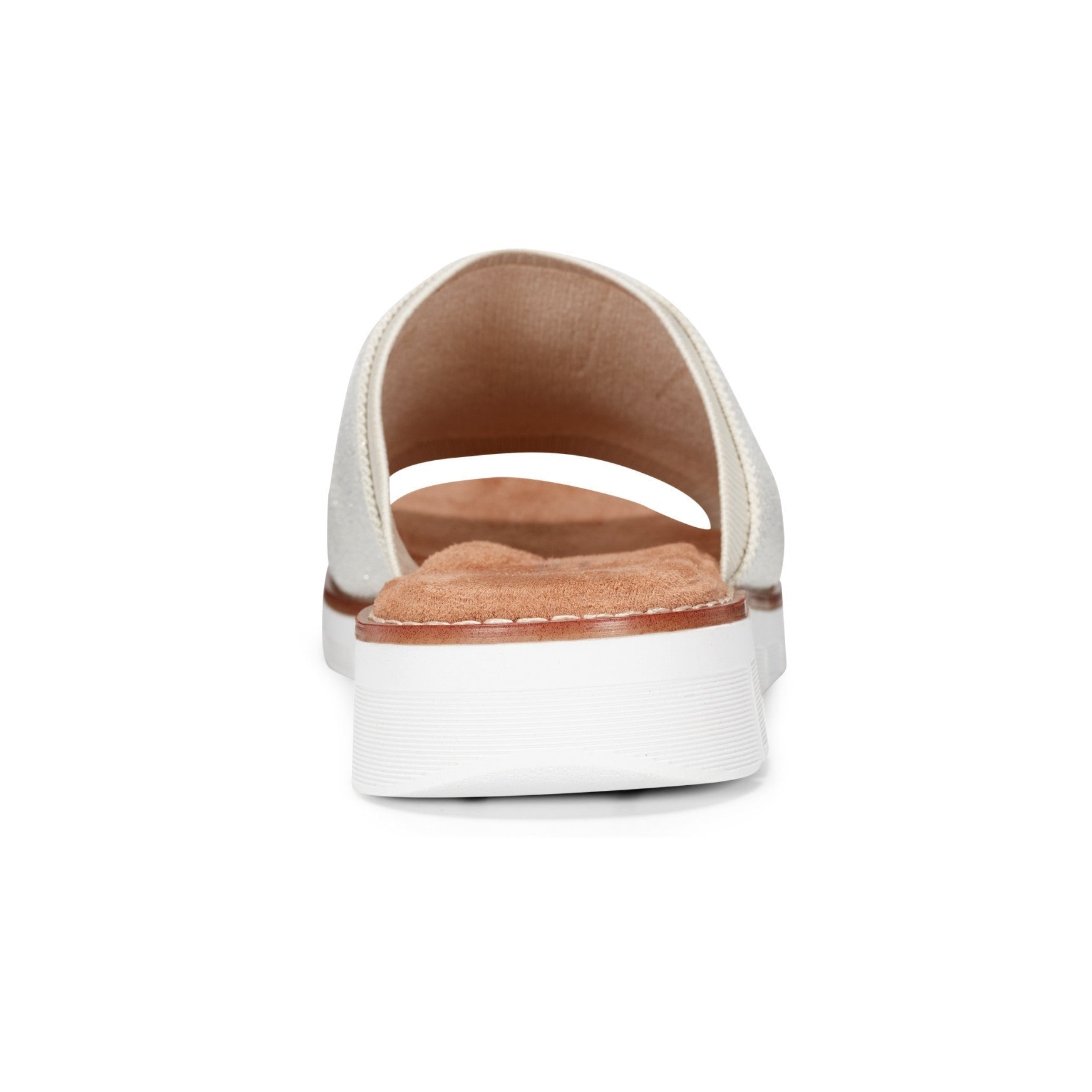 Easy Spirit Josy Knotted Cushioned Arch-Support Slide Women's Slide Sandal - Ivory - 4