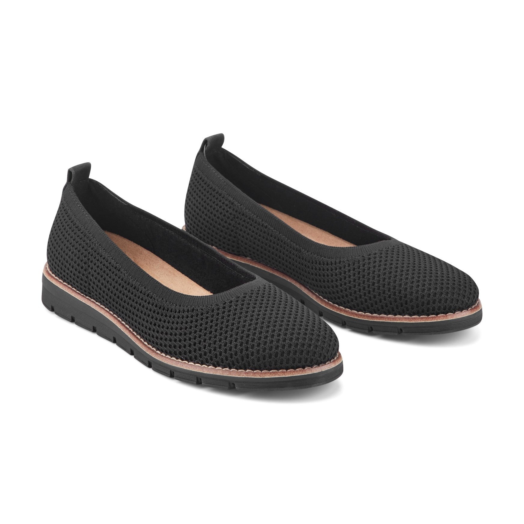 Easy Spirit Kellina Cushioned Arch-Support Slip-On Women's Casual Shoe - Black - 2