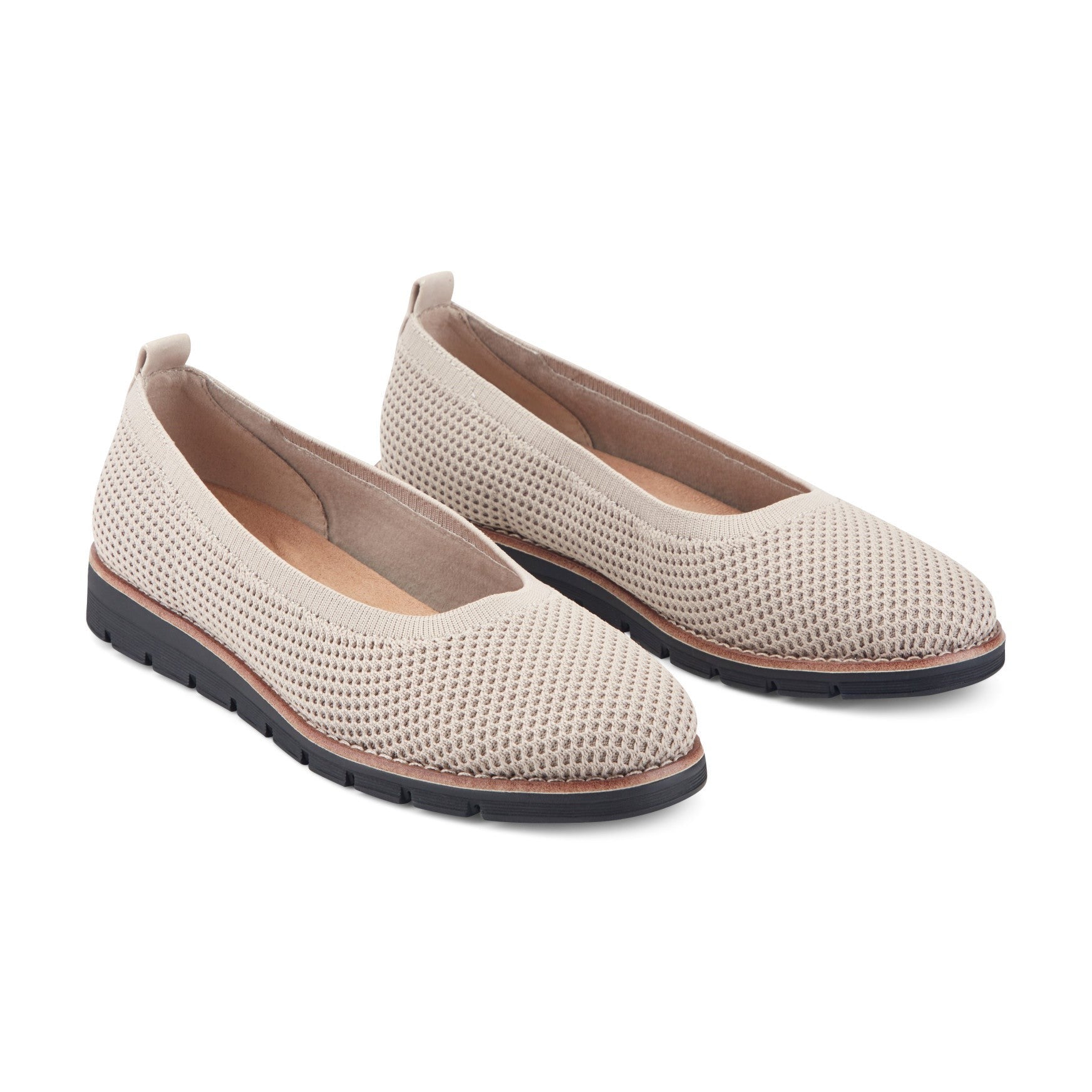 Easy Spirit Kellina Cushioned Arch-Support Slip-On Women's Casual Shoe - Taupe - 2