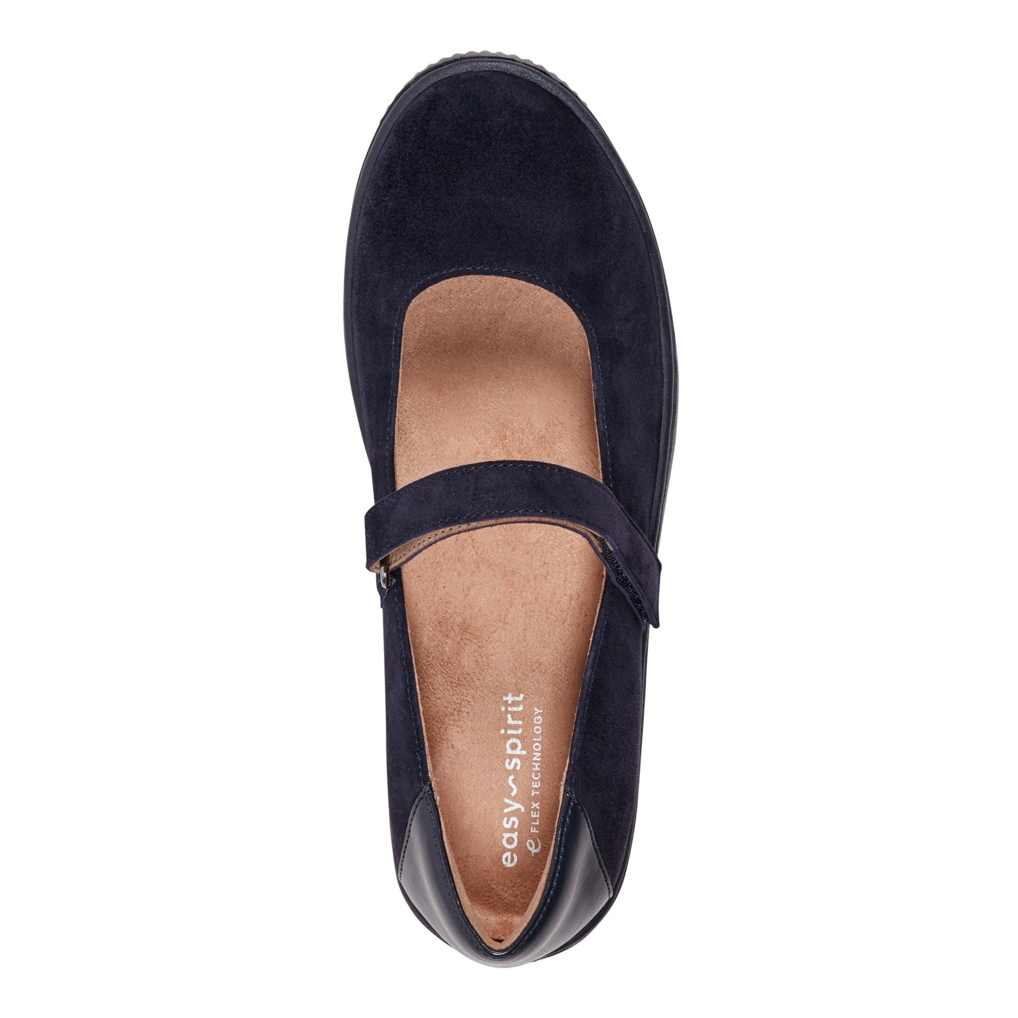 Easy Spirit Kyliee Mary Jane Cushioned Arch Support Women's Mary Jane - Navy Suede - 5