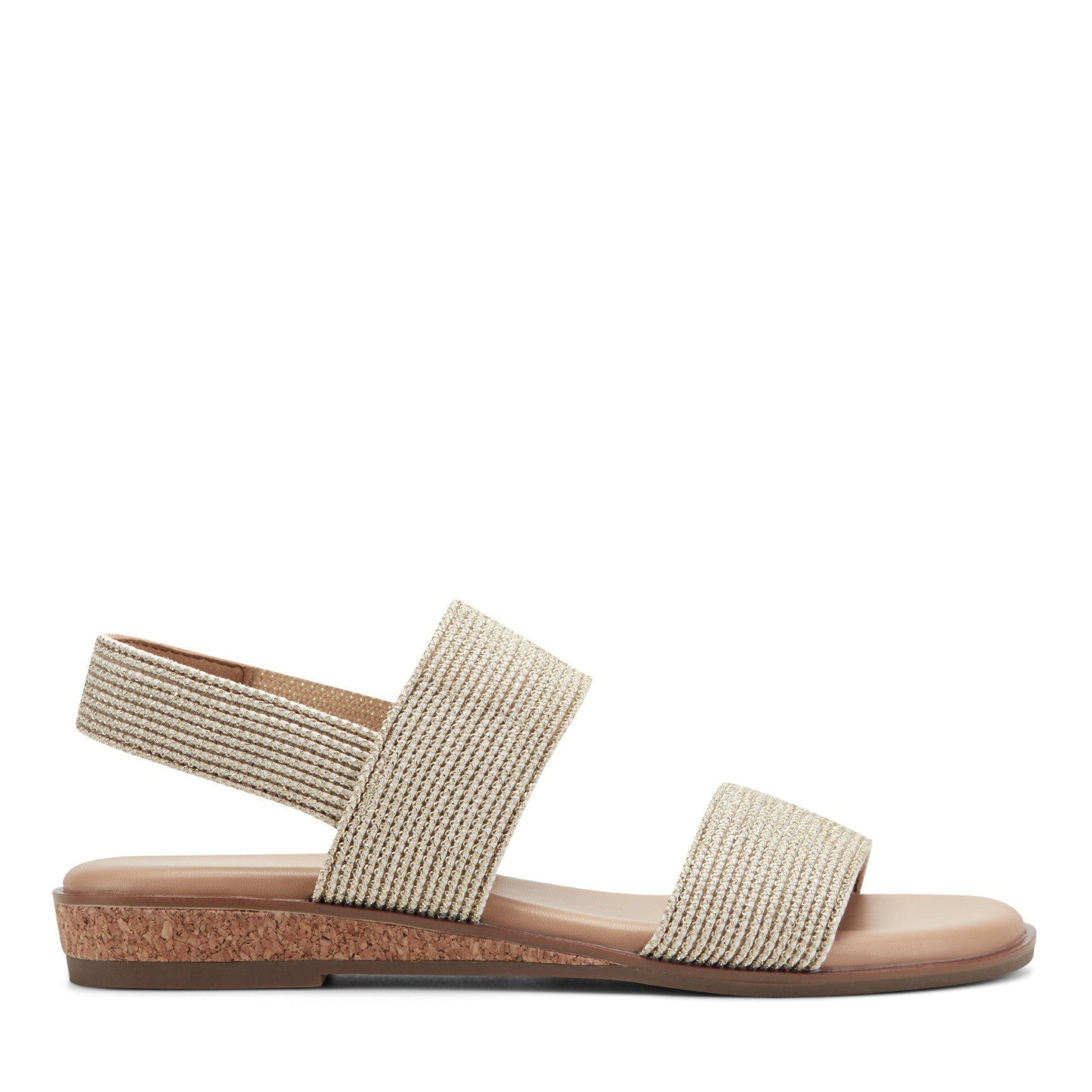 Easy Spirit Lana Cushioned Slingback with Arch Support Women's Flat Sandal - Gold - 1