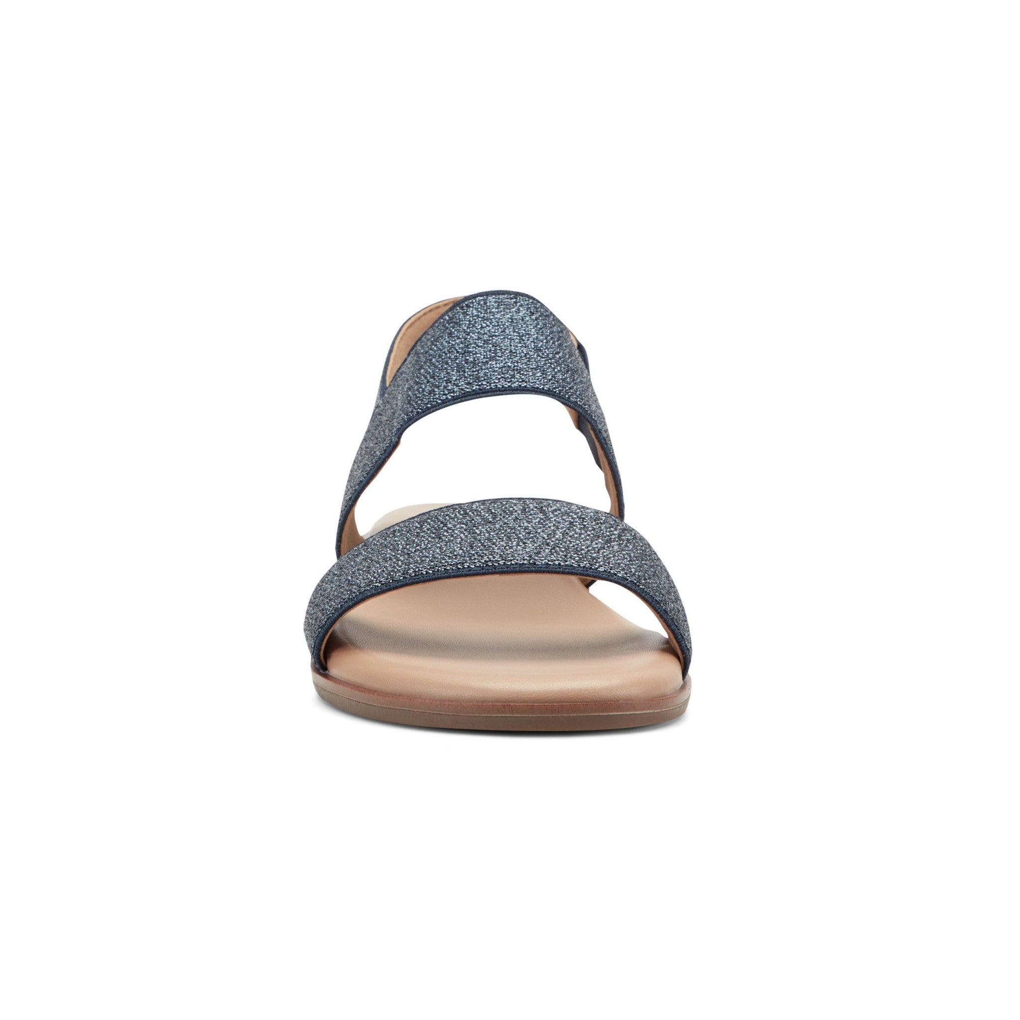 Easy Spirit Lana Cushioned Slingback with Arch Support Women's Flat Sandal - Navy - 3