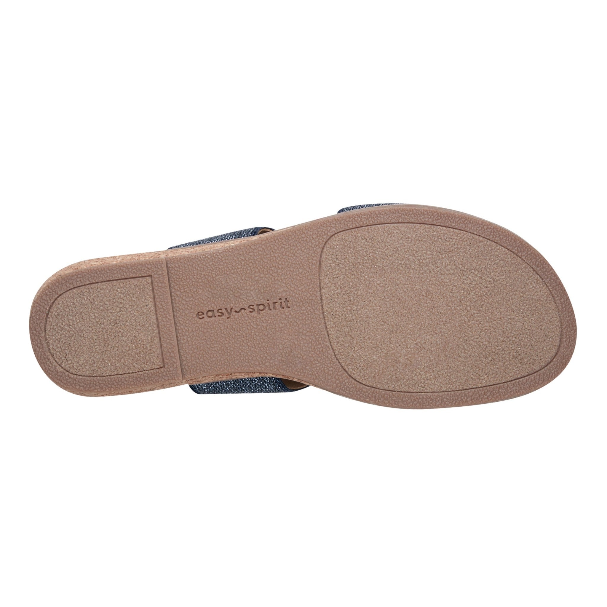 Easy Spirit Lana Cushioned Slingback with Arch Support Women's Flat Sandal - Navy - 6