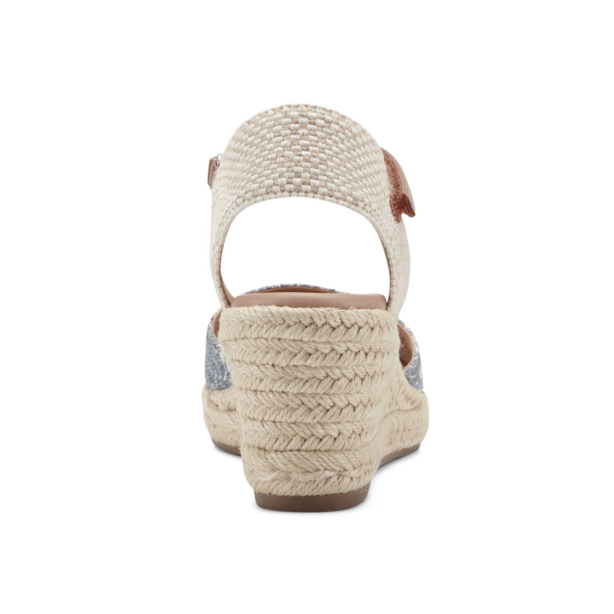 Easy Spirit Makaylie Cushioned Arch Support Wedge Women's Wedge Dress - Blue Floral/natural - 4