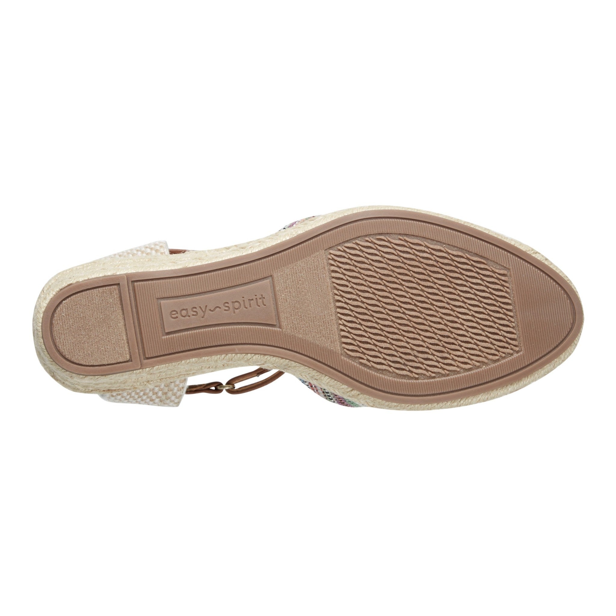 Easy Spirit Makaylie Cushioned Arch Support Wedge Women's Wedge Dress - Striped/natural Multi - 6