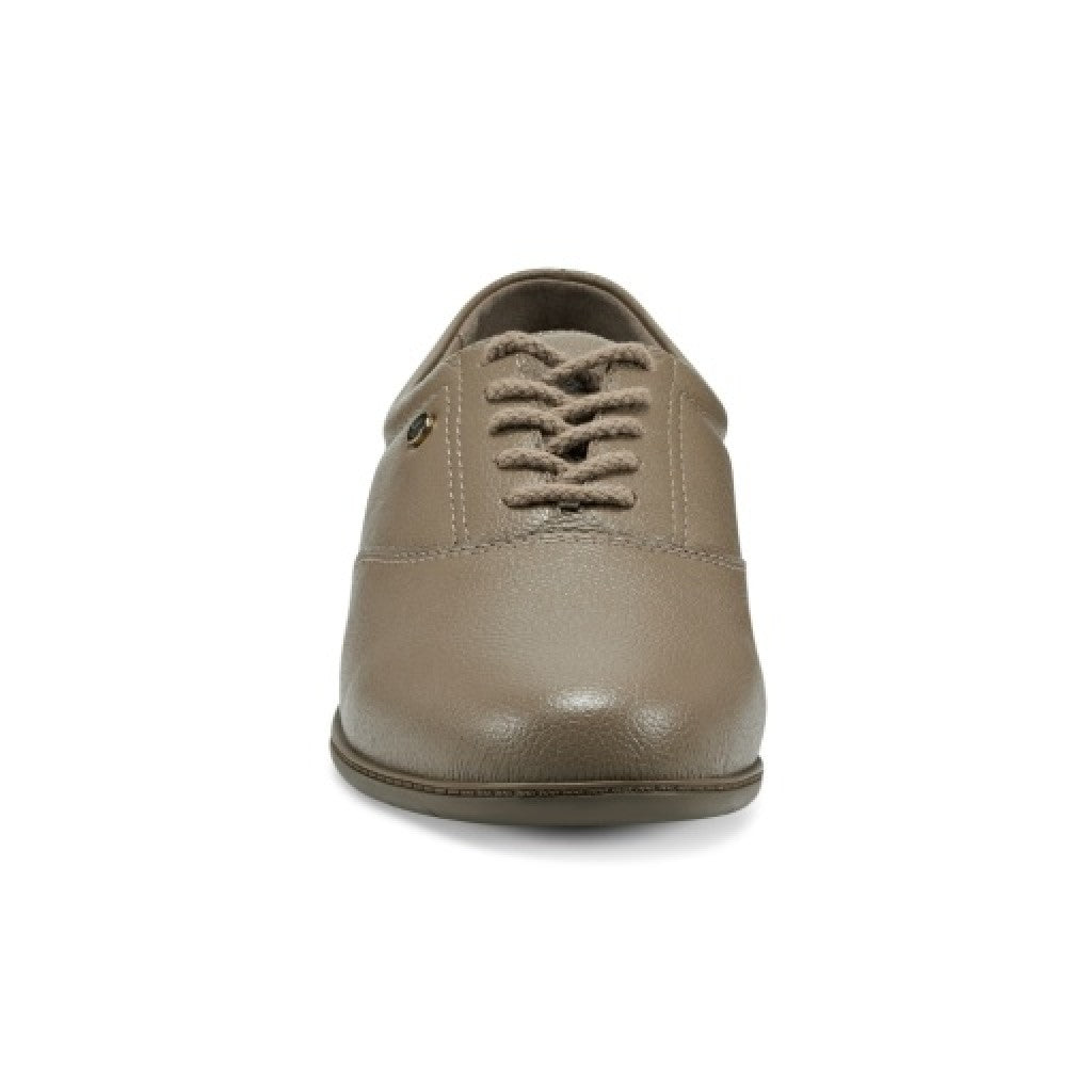 Easy Spirit Motion Leather Oxfords Cushioned Arch Support Women's Athletic Shoe - Wheatfie L - 3