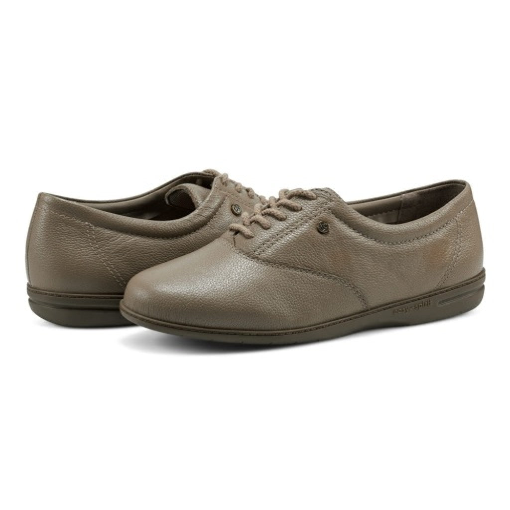 Easy Spirit Motion Leather Oxfords Cushioned Arch Support Women's Athletic Shoe - Wheatfie L - 7