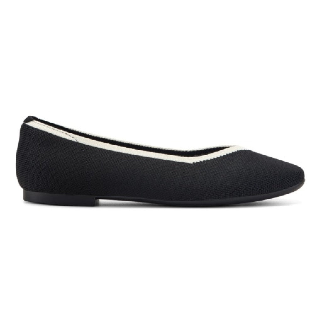 Easy Spirit Norene Cushioned Arch-Support Women's Ballet Casual - Black - 2