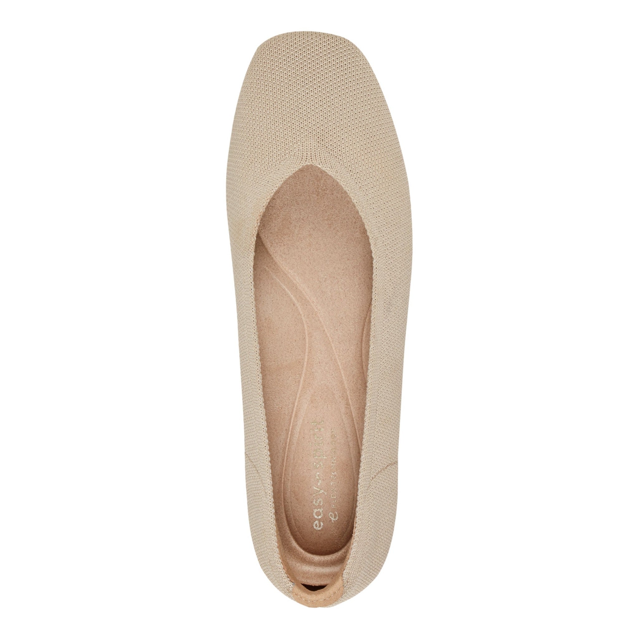 Easy Spirit Norene Cushioned Arch-Support Women's Ballet Casual - Medium Natural - 5