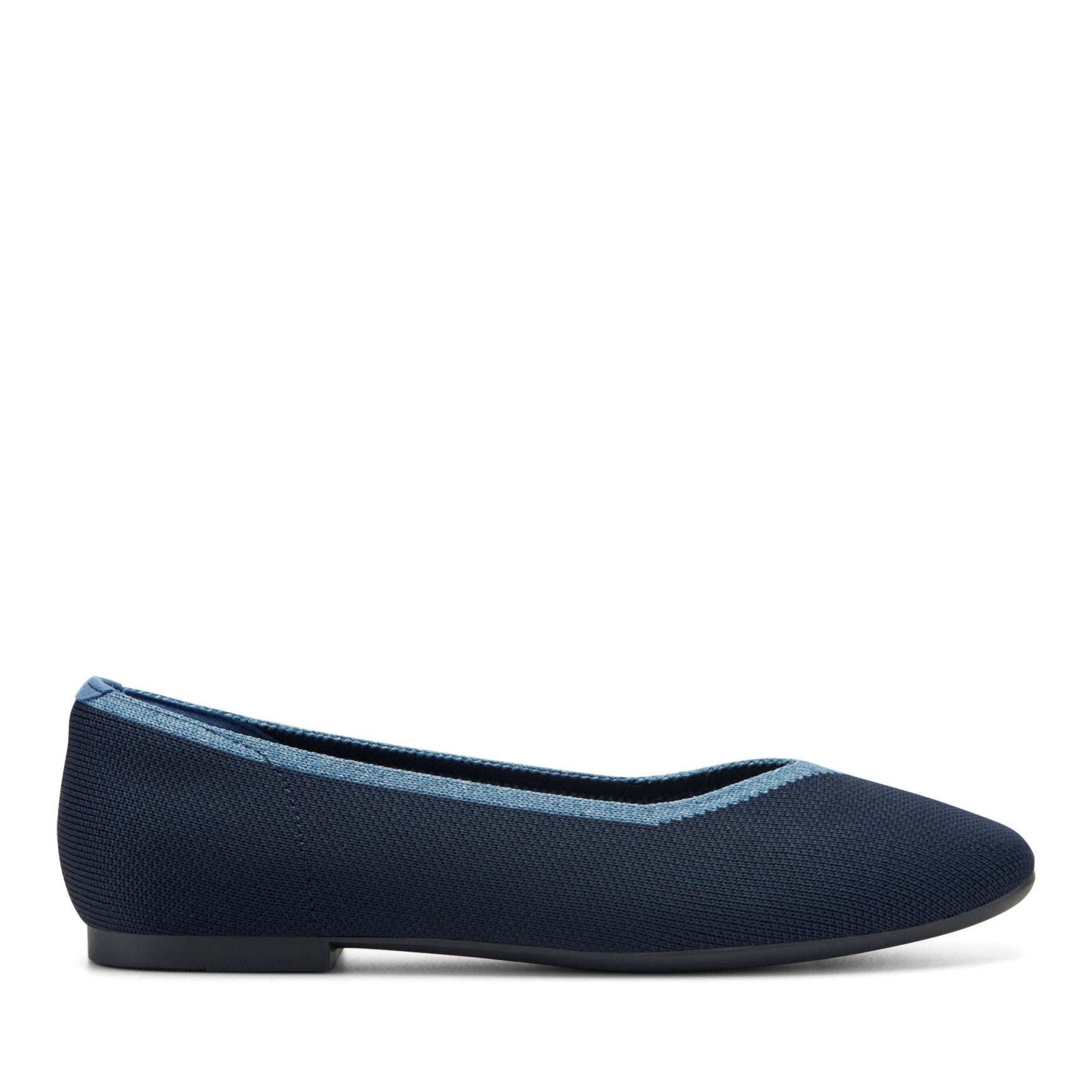 Easy Spirit Norene Cushioned Arch-Support Women's Ballet Casual - Navy/light Blue - 1