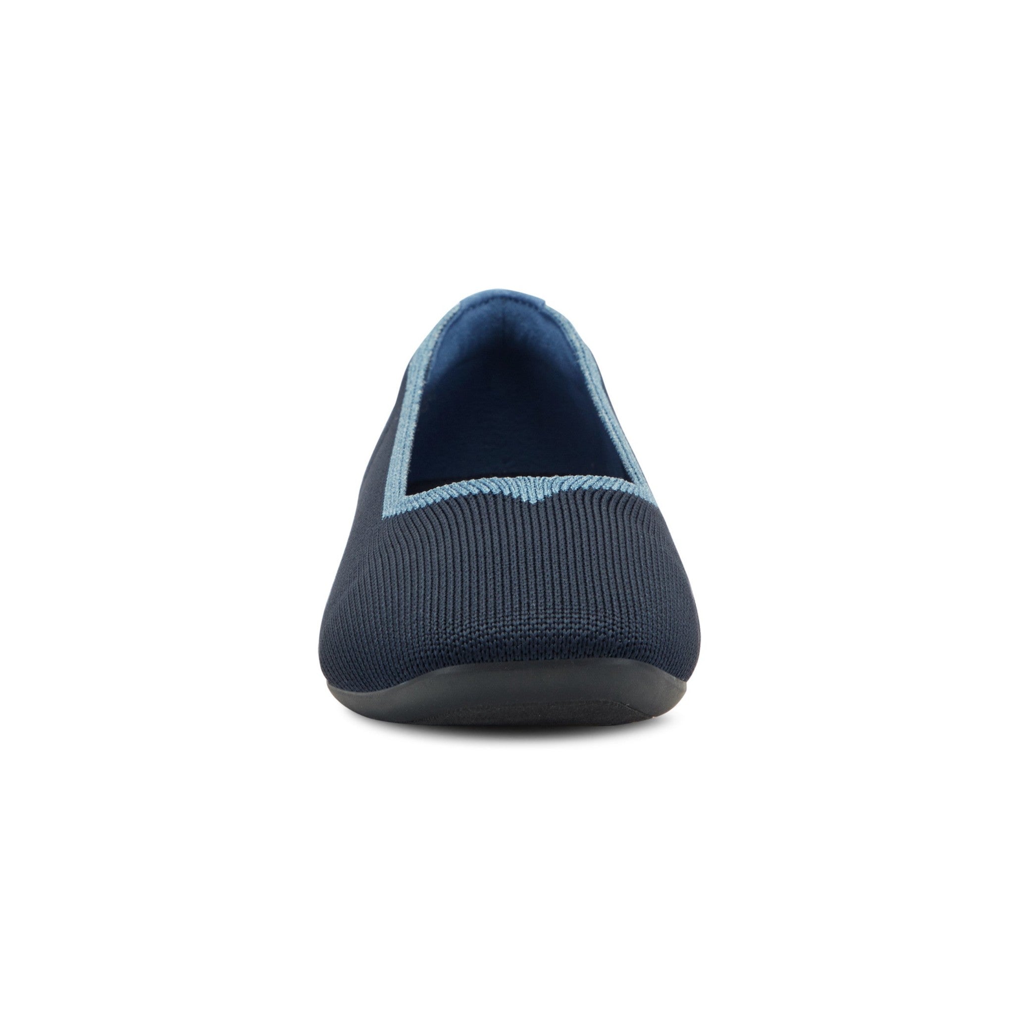 Easy Spirit Norene Cushioned Arch-Support Women's Ballet Casual - Navy/light Blue - 3
