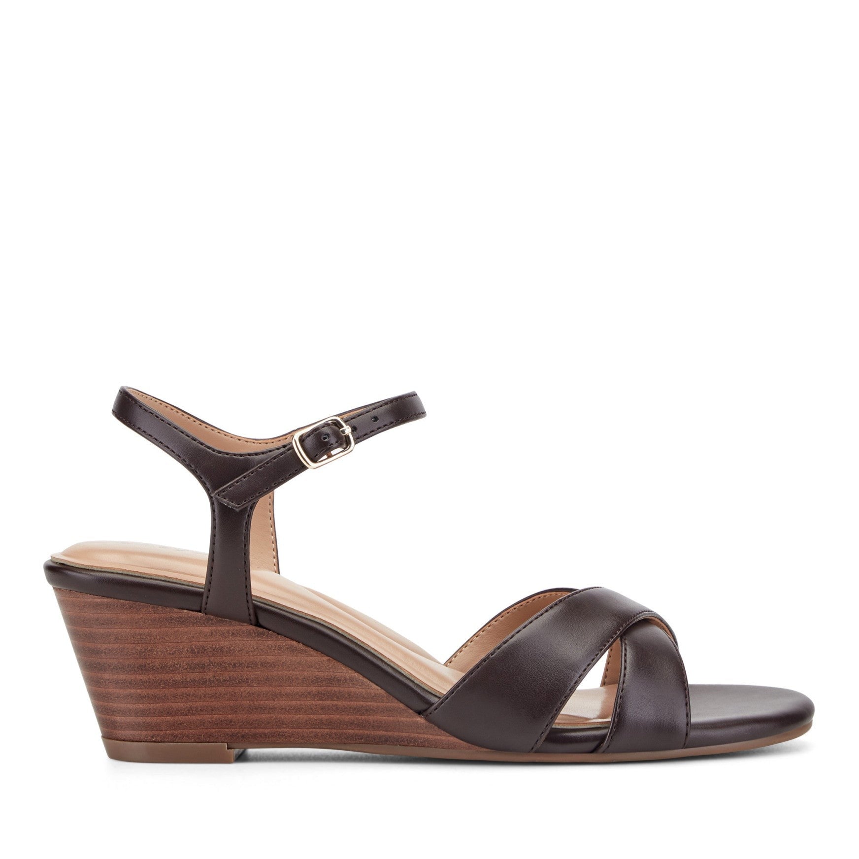 Easy Spirit Noya Cushioned Arch Support Comfort Women's Dress Wedge Sandal
