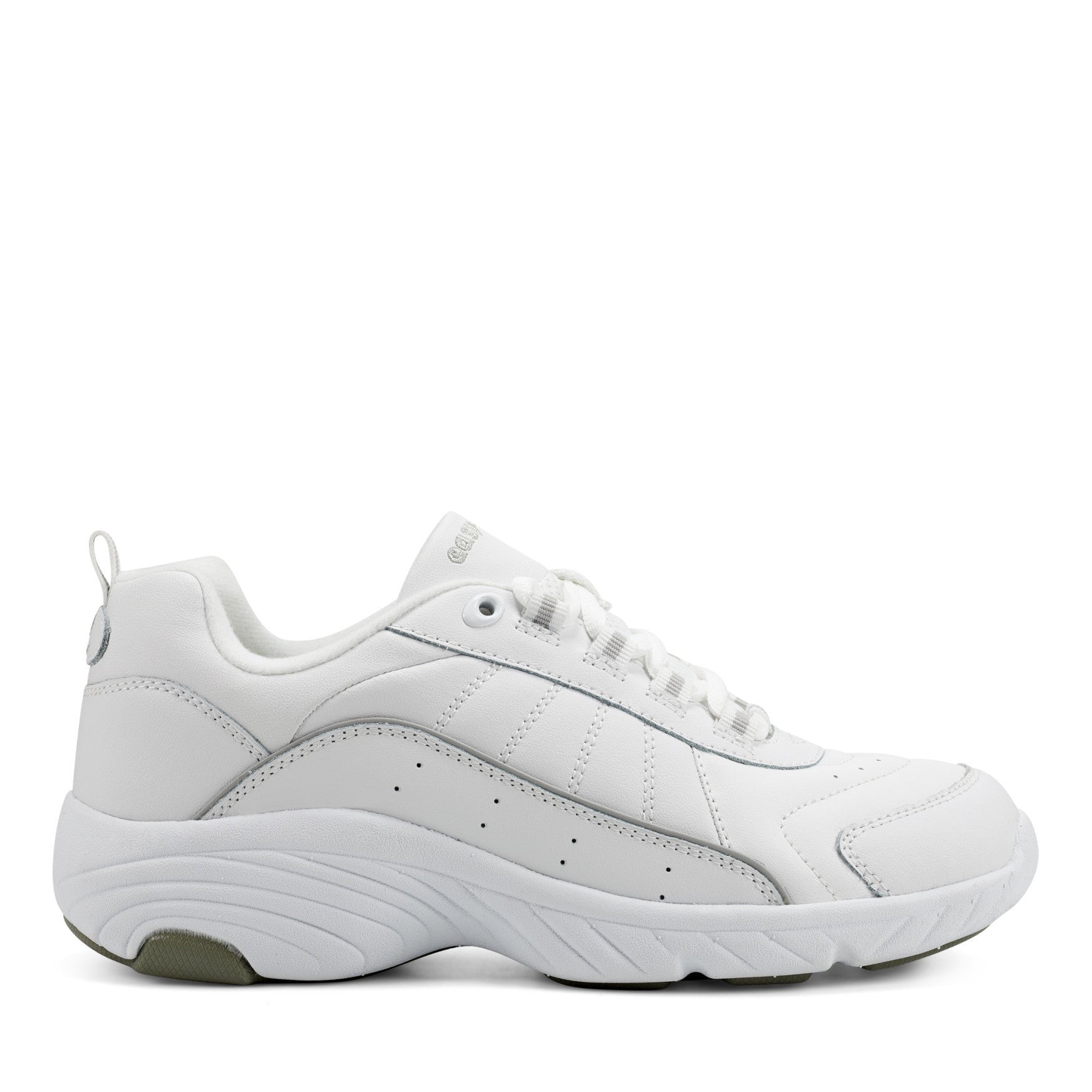 White Grey Leather