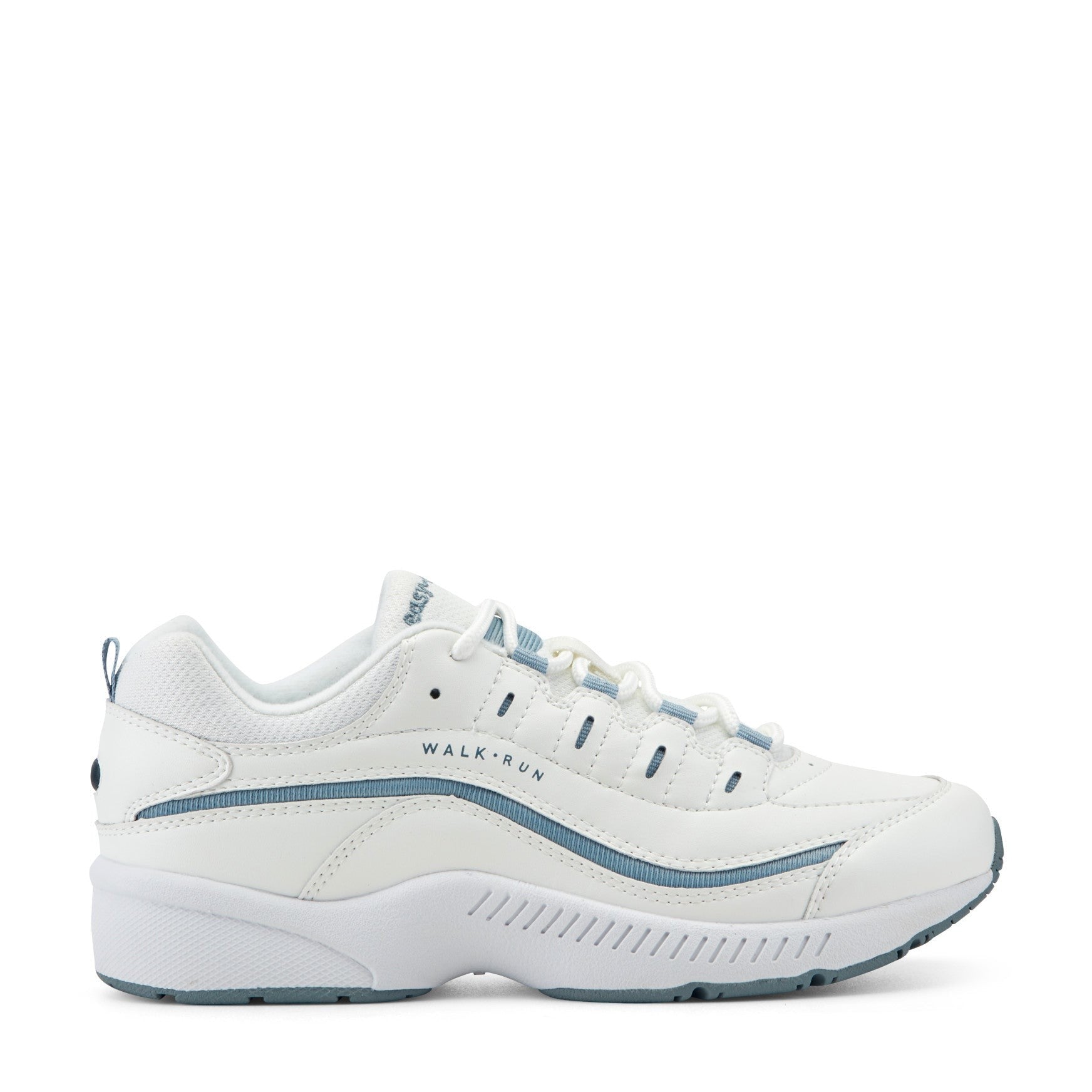 White/grey Leather