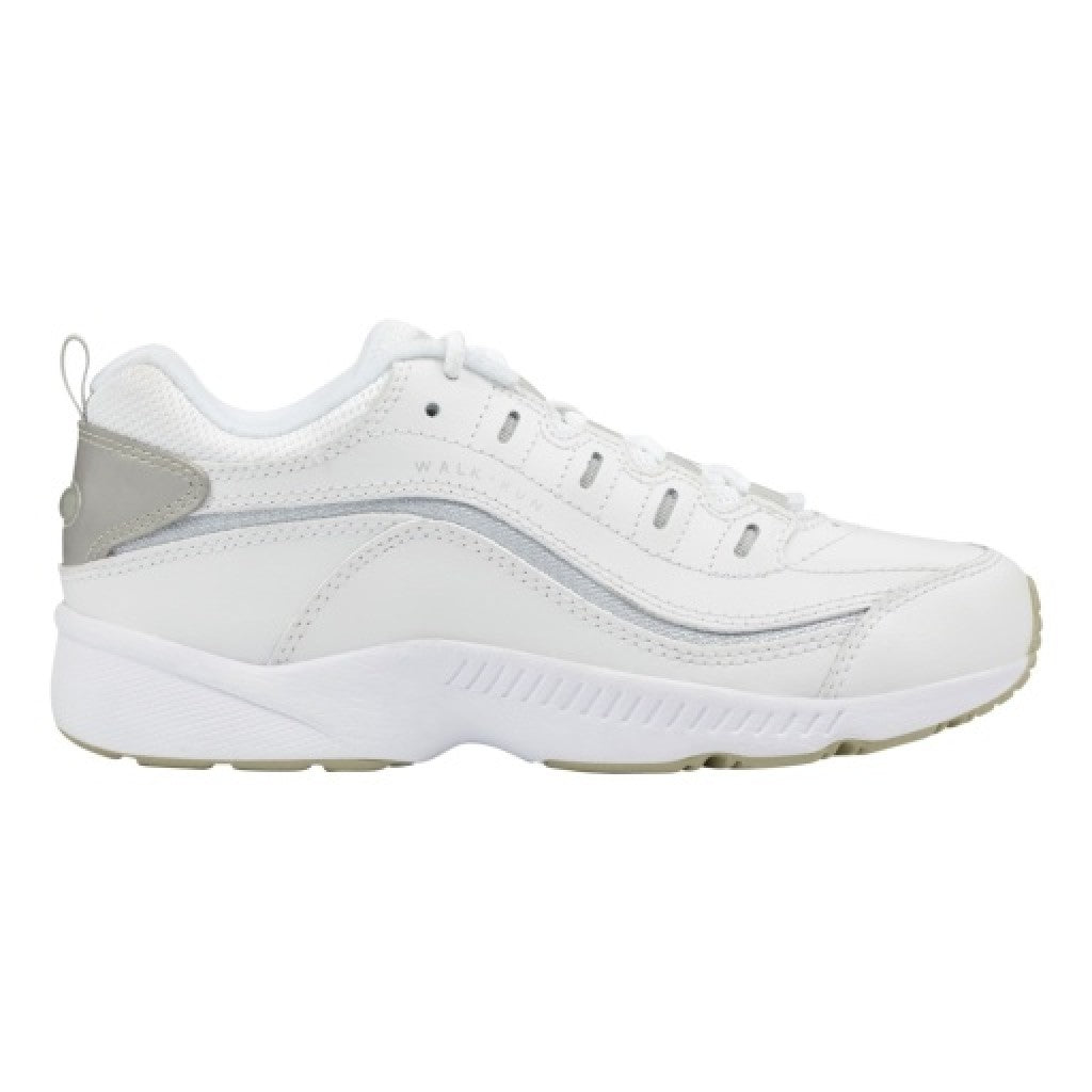 Easy Spirit Romy Athletic Cushioned Arch Support Women's Walking Shoe - Wht/lgry L - 2