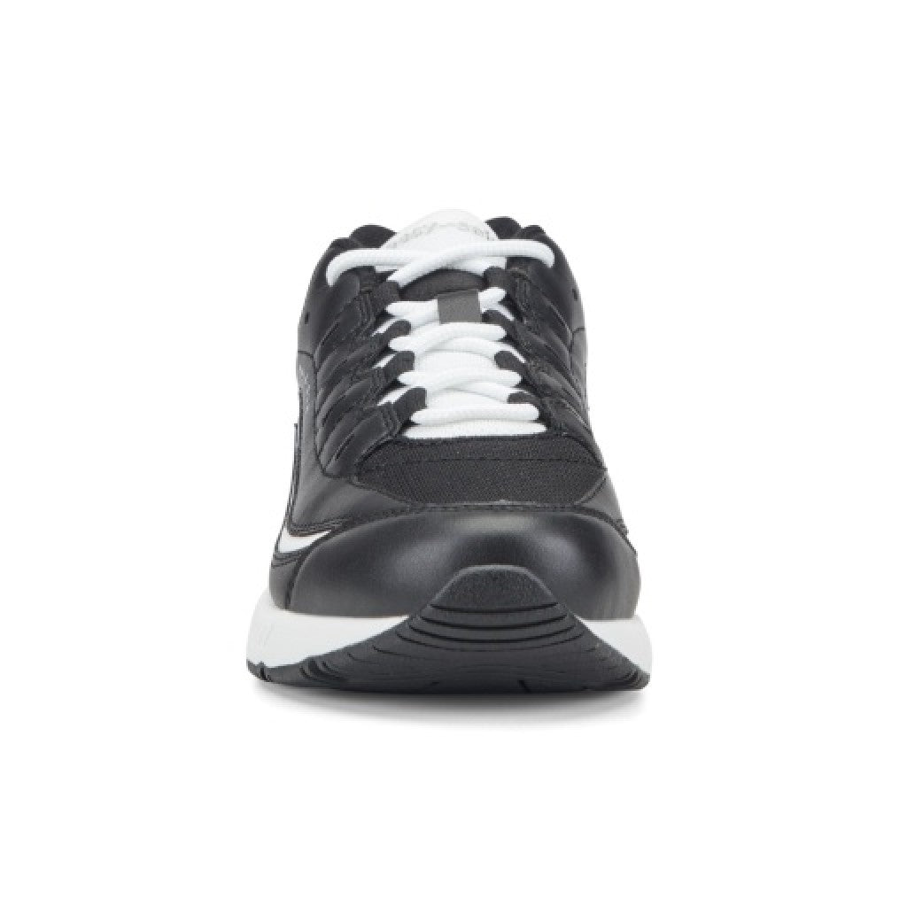 Easy Spirit Romy Cushioned Arch-Support Lace-Up Women's Walking Shoe - Black - 3