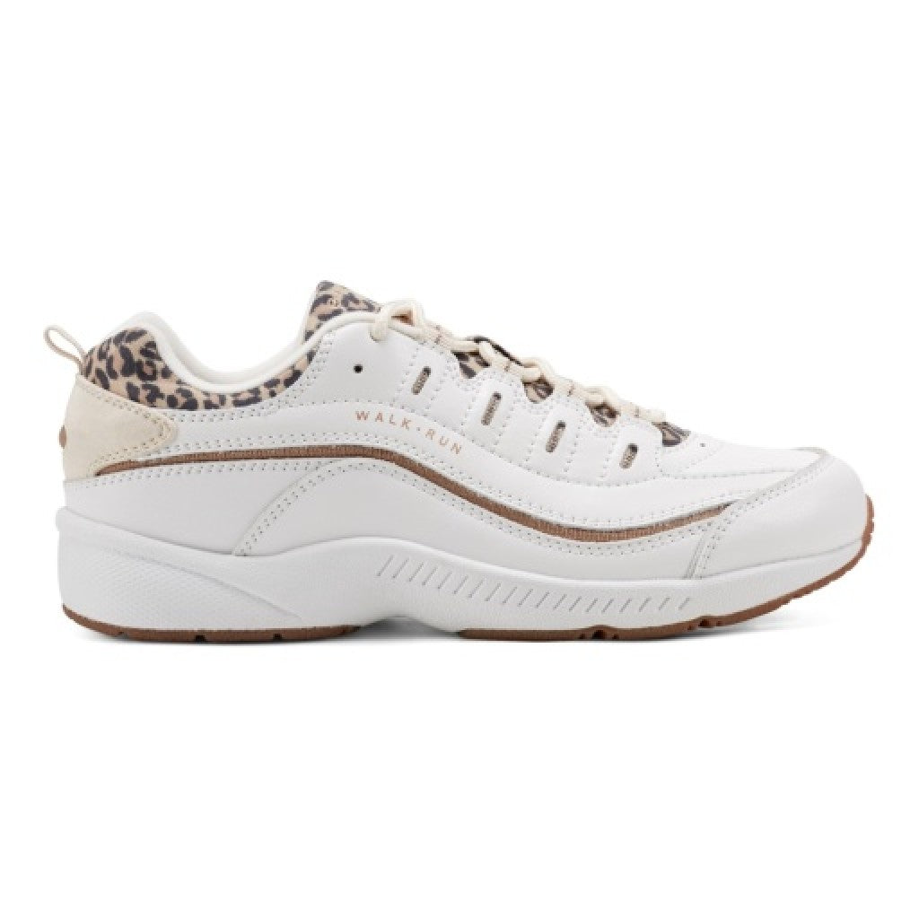 Easy Spirit Romy Cushioned Arch-Support Lace-Up Women's Walking Shoe - White - 2