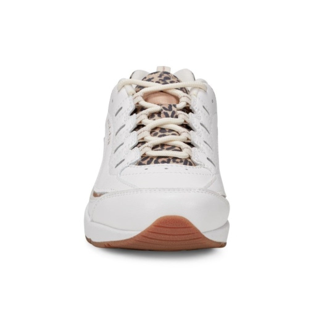 Easy Spirit Romy Cushioned Arch-Support Lace-Up Women's Walking Shoe - White - 3