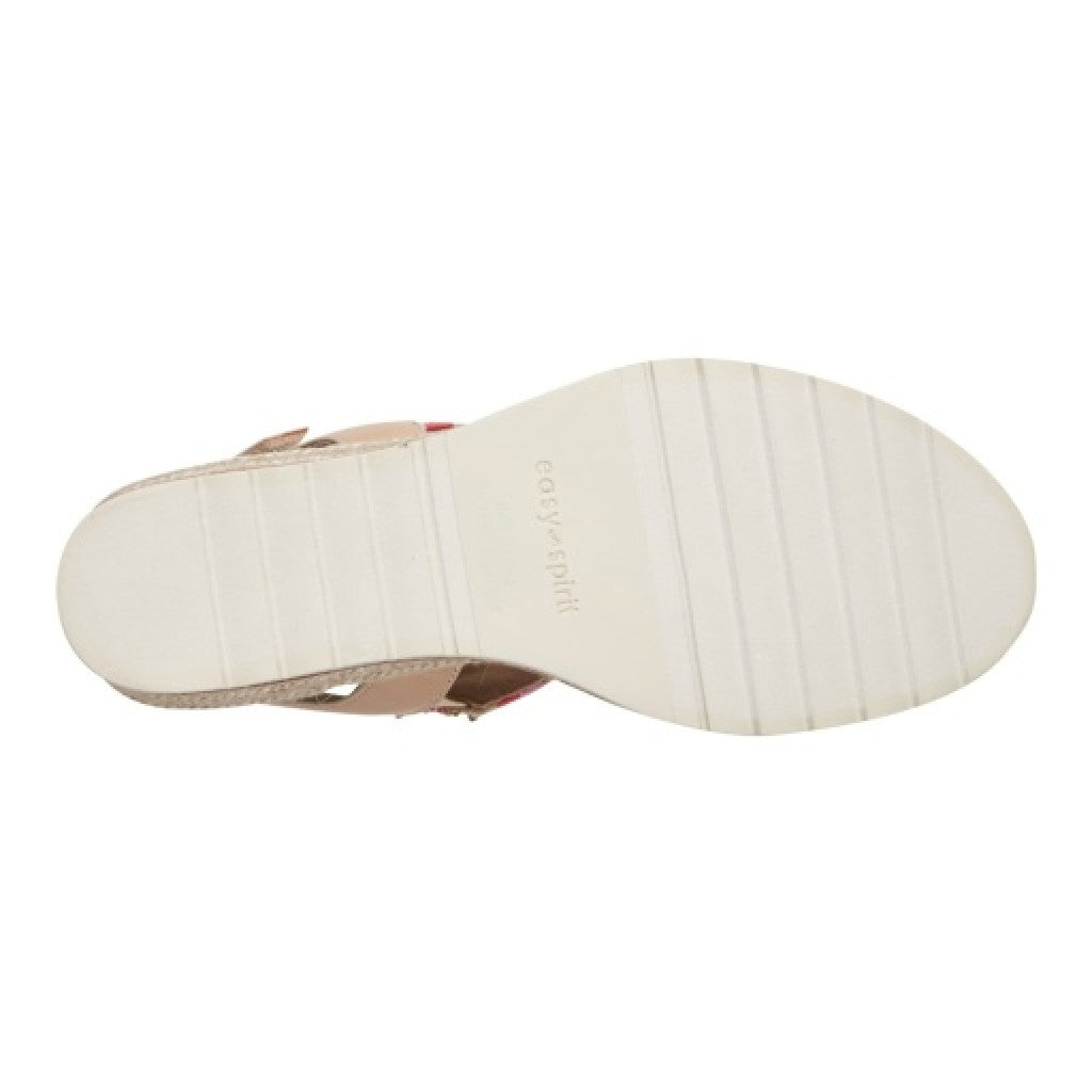 Easy Spirit Selene Wedge Sandal Cushioned Arch Support Women's Wedge Sandal - Medium Pink - 5