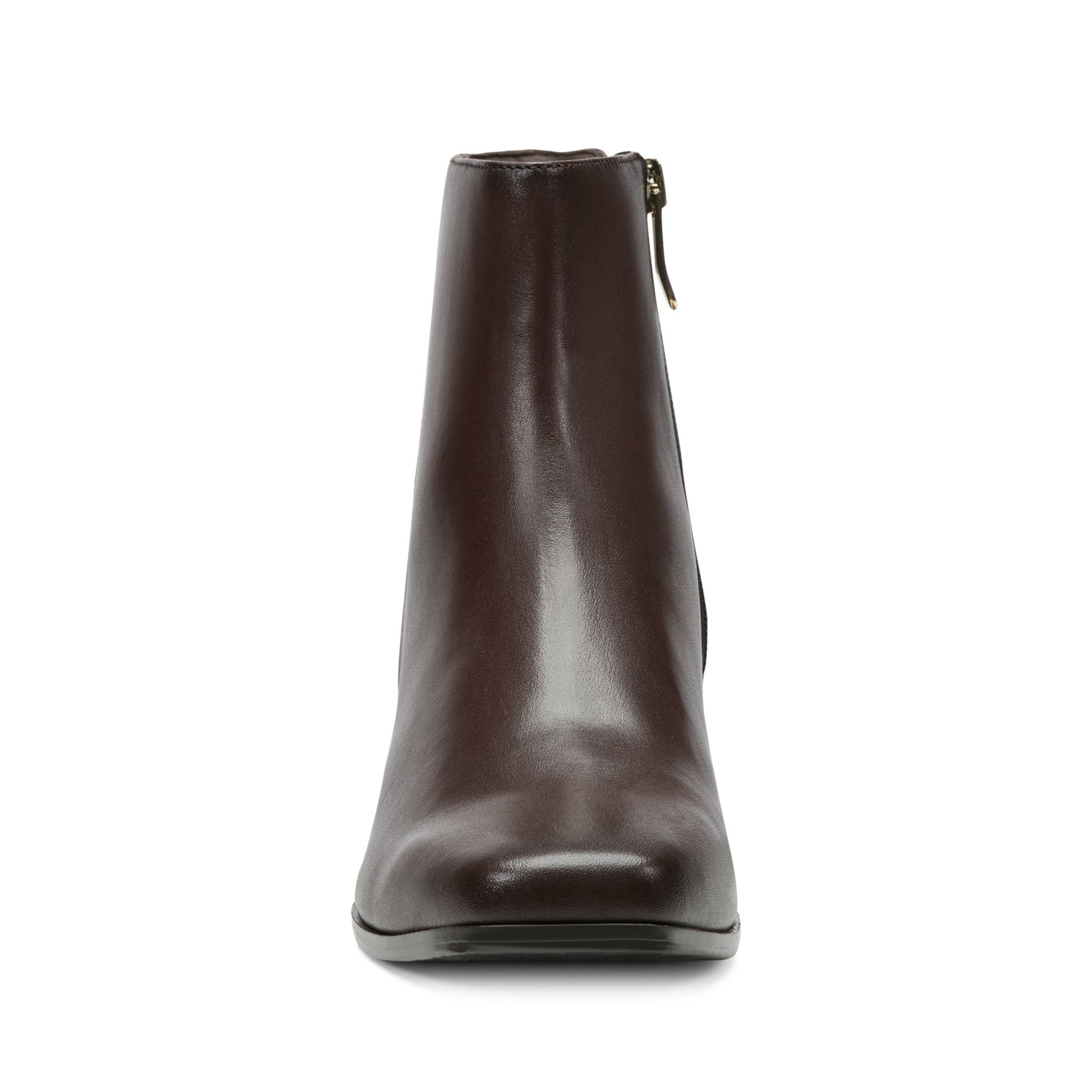 Easy Spirit Sidney Cushioned Arch-Support Women's Dress Bootie - Dark Brown Leather - 3