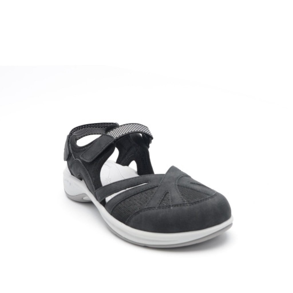 Easy Spirit Splash Cushioned Arch Support Comfort Women's Walking Shoe - Black - 1