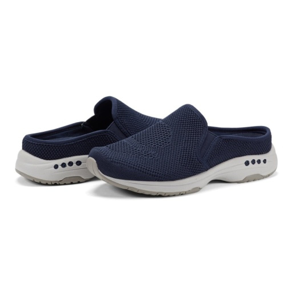 Easy Spirit Takeknit Eco Athletic Cushioned Comfort Arch Support Women's Clog - Dark Blue - 6