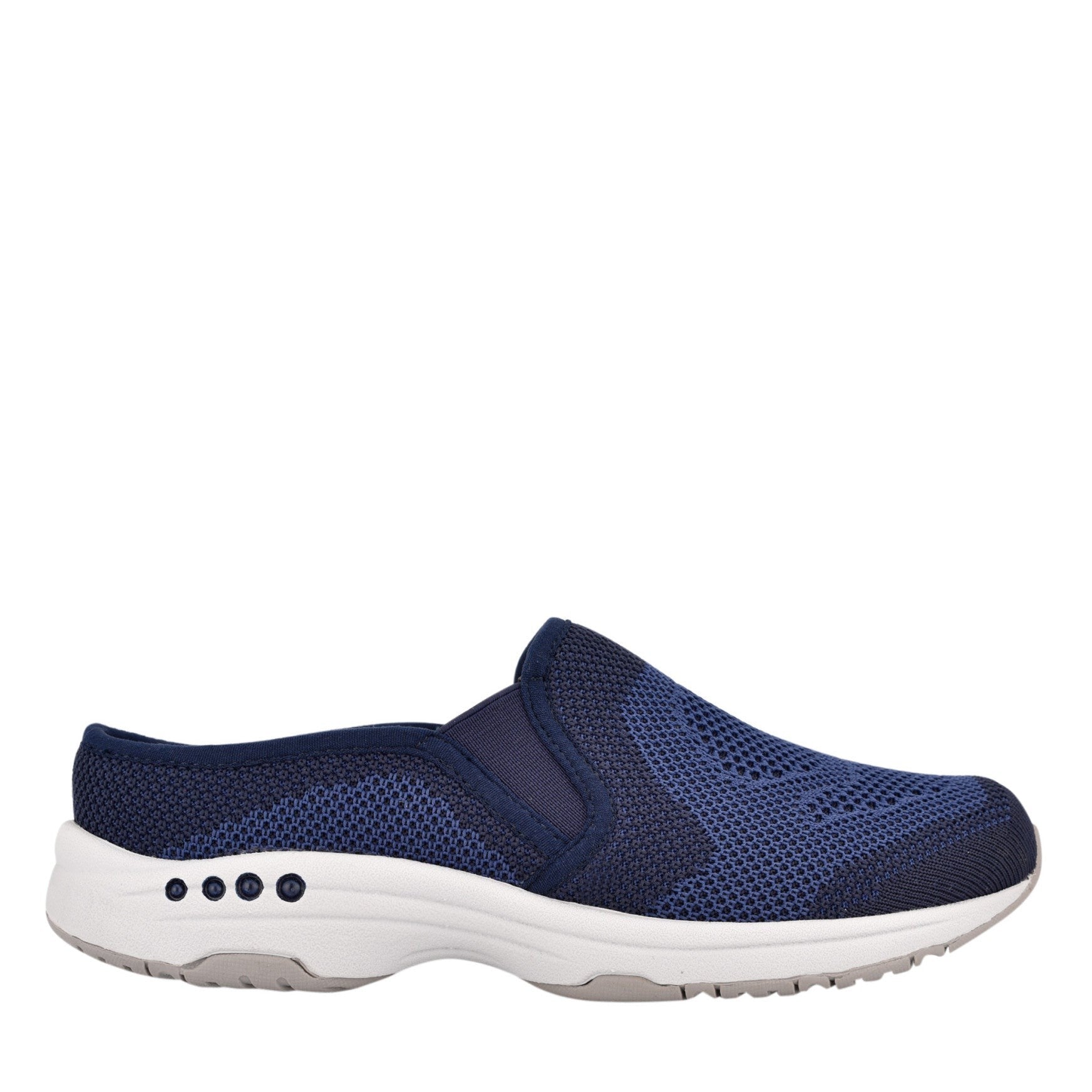 Easy Spirit Takeknit Eco Athletic Cushioned Comfort Arch Support Women's Clog - Navy Recycled Knit - 1