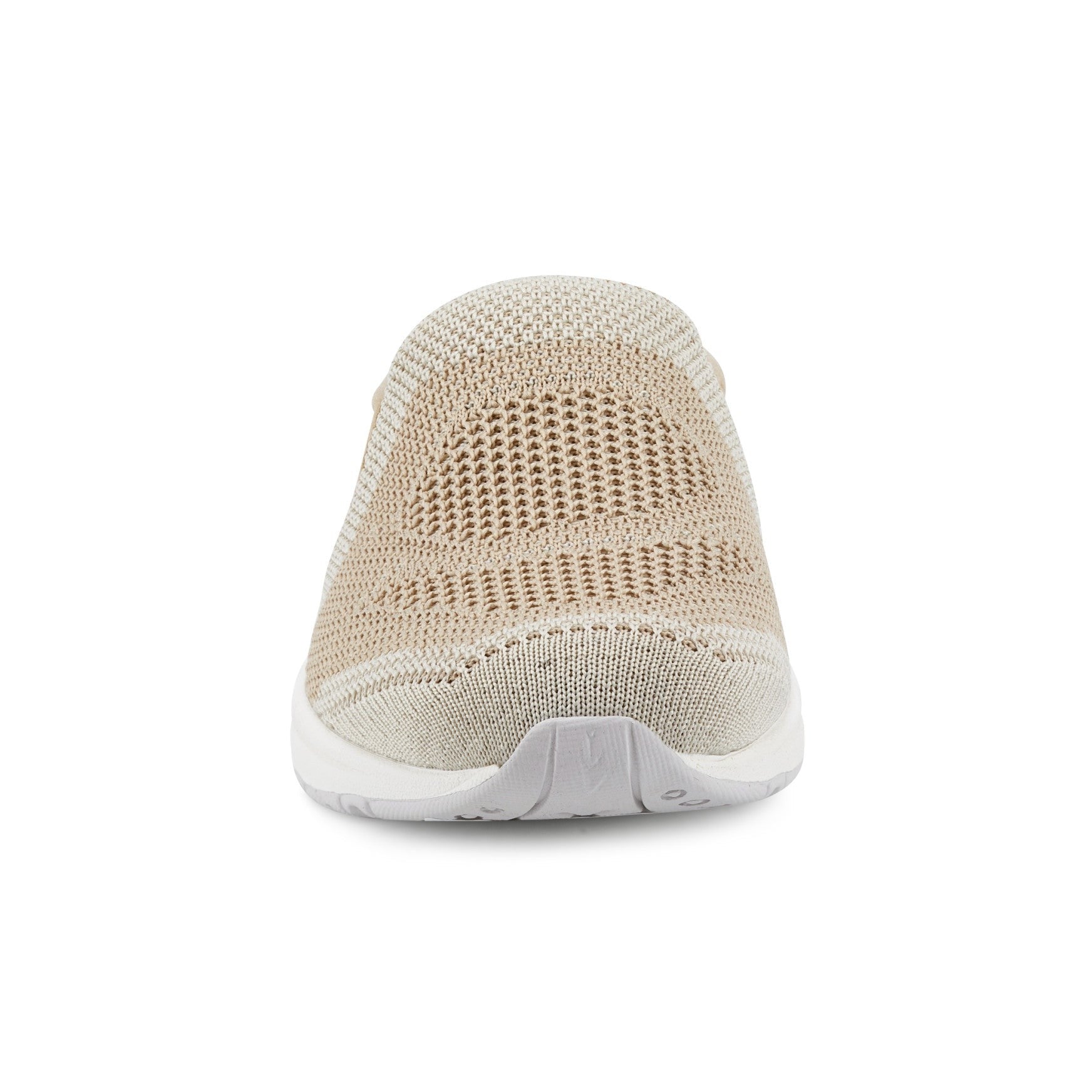 Easy Spirit Takeknit Eco Athletic Cushioned Comfort Arch Support Women's Clog - Tan Recycled Knit - 3
