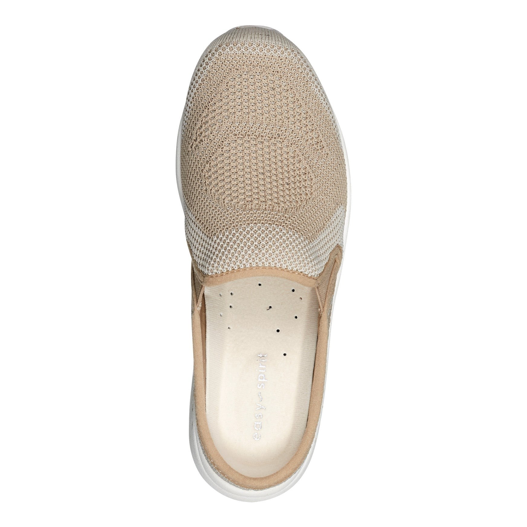 Easy Spirit Takeknit Eco Athletic Cushioned Comfort Arch Support Women's Clog - Tan Recycled Knit - 5