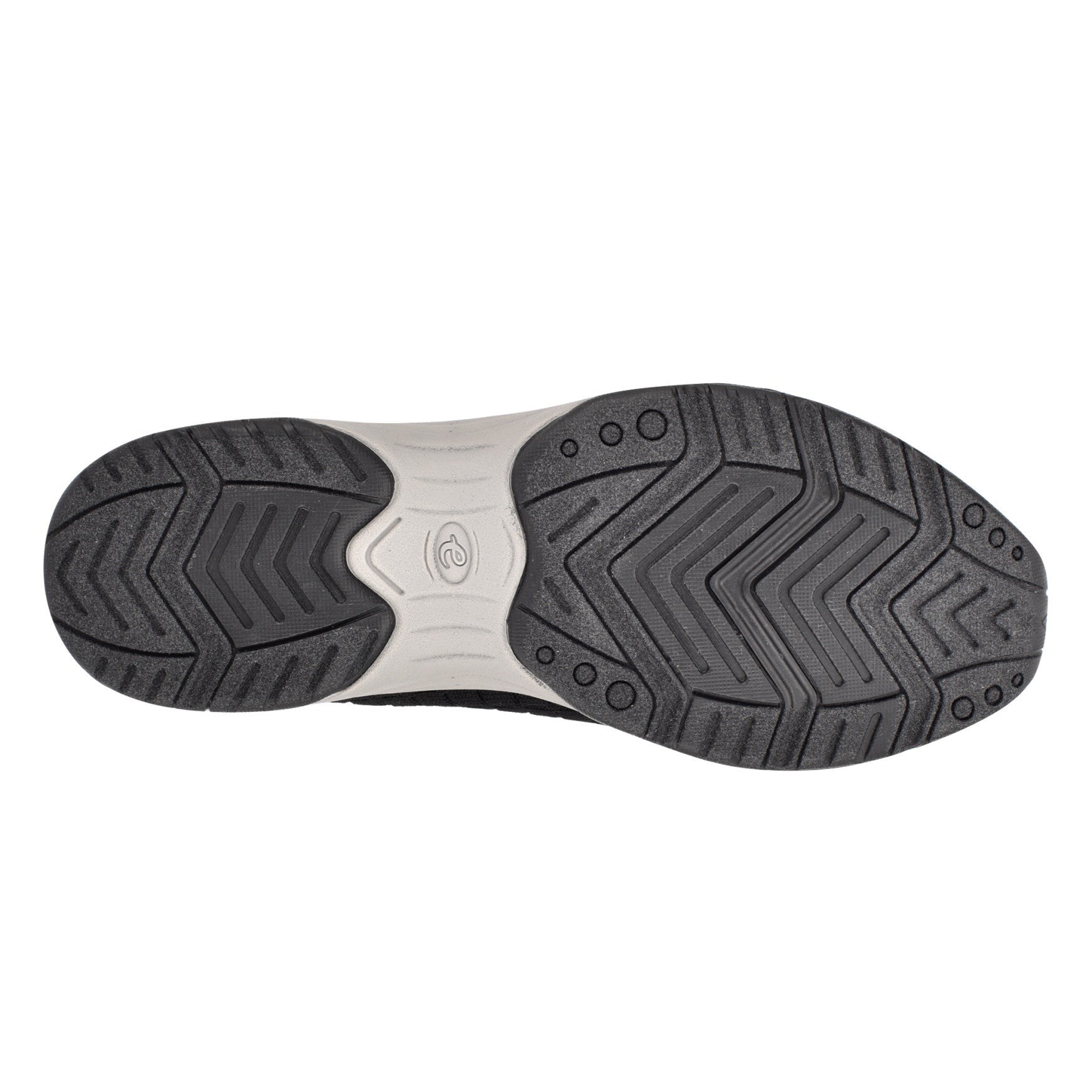 Easy Spirit Tech Eco Slip On — cushioned arch support Women's Athletic Shoe - Black Recycled Knit - 9