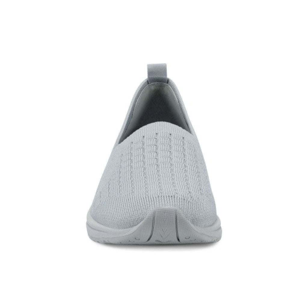 Easy Spirit Tech Eco Slip On — cushioned arch support Women's Athletic Shoe - Light Gray - 3