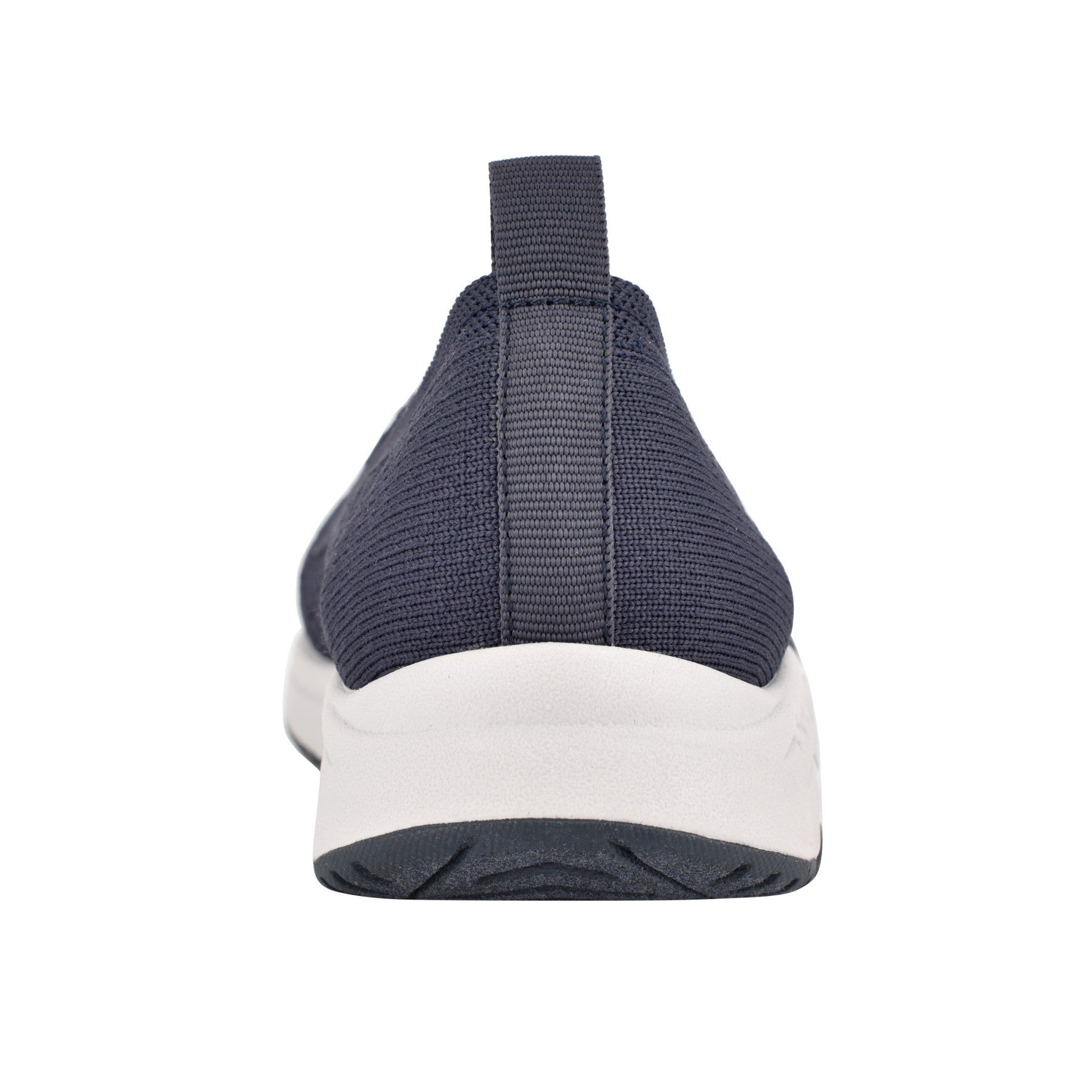 Easy Spirit Tech Eco Slip On — cushioned arch support Women's Athletic Shoe - Navy Recycled Knit - 5