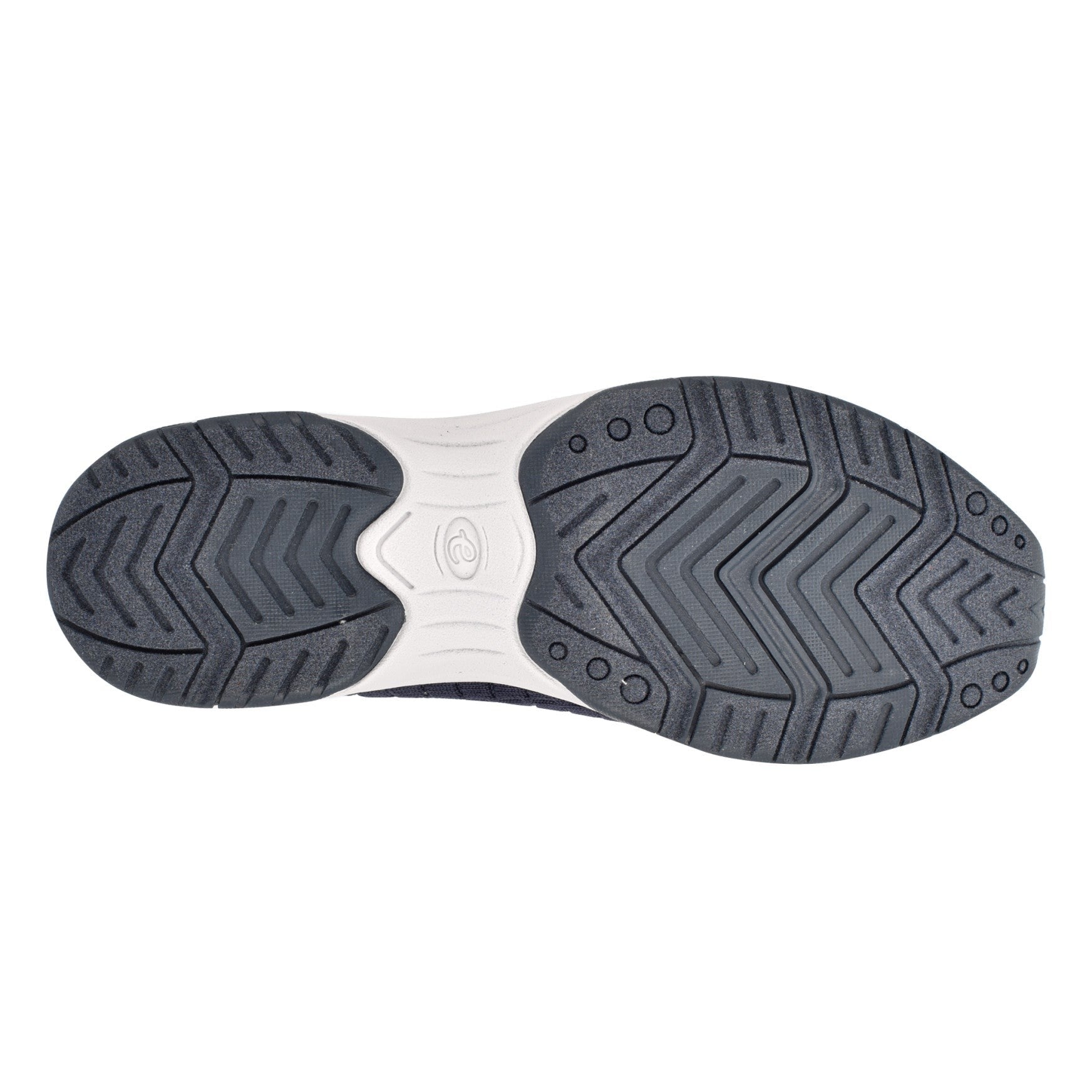 Easy Spirit Tech Eco Slip On — cushioned arch support Women's Athletic Shoe - Navy Recycled Knit - 9