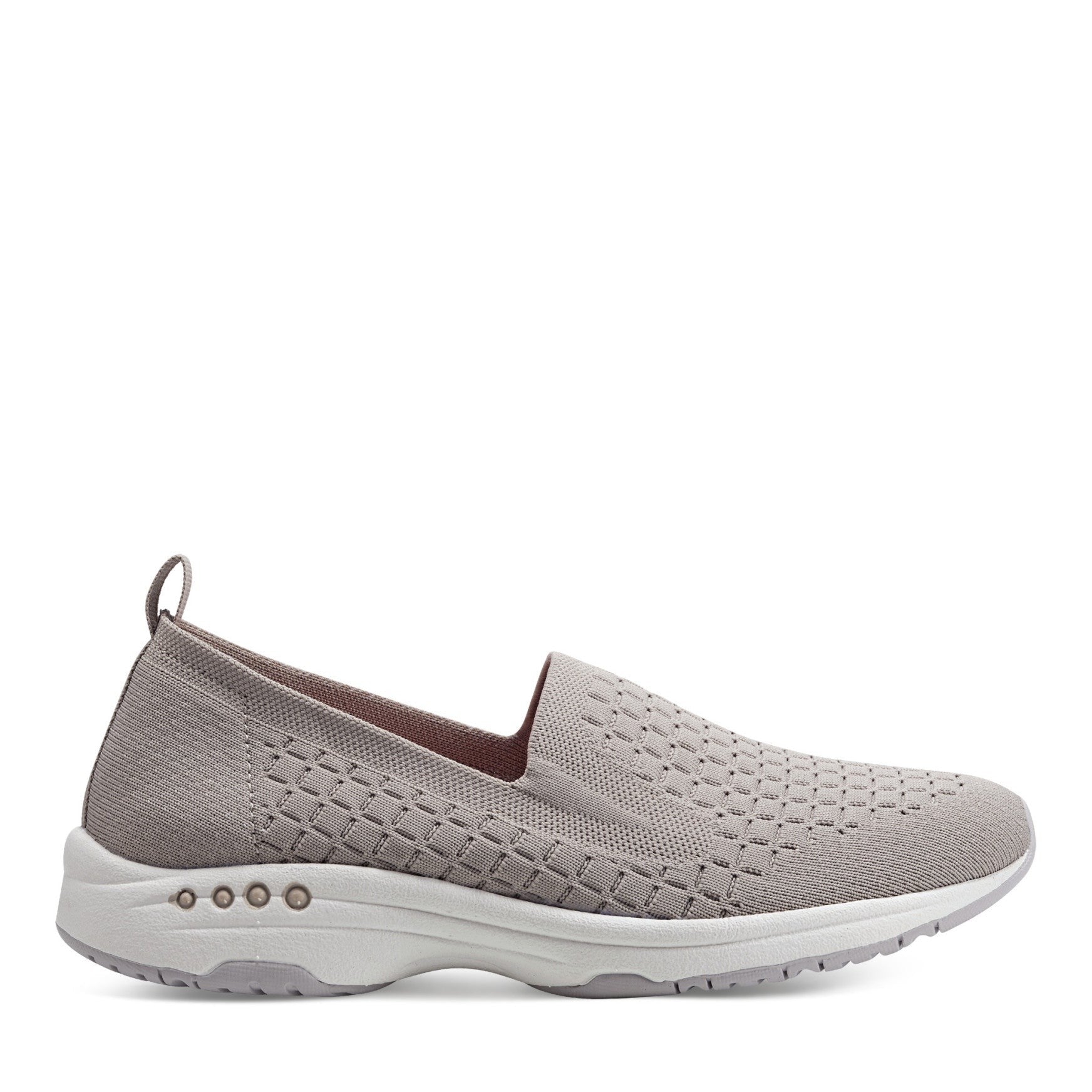 Easy Spirit Tech Eco Slip On — cushioned arch support Women's Athletic Shoe - Taupe - 1