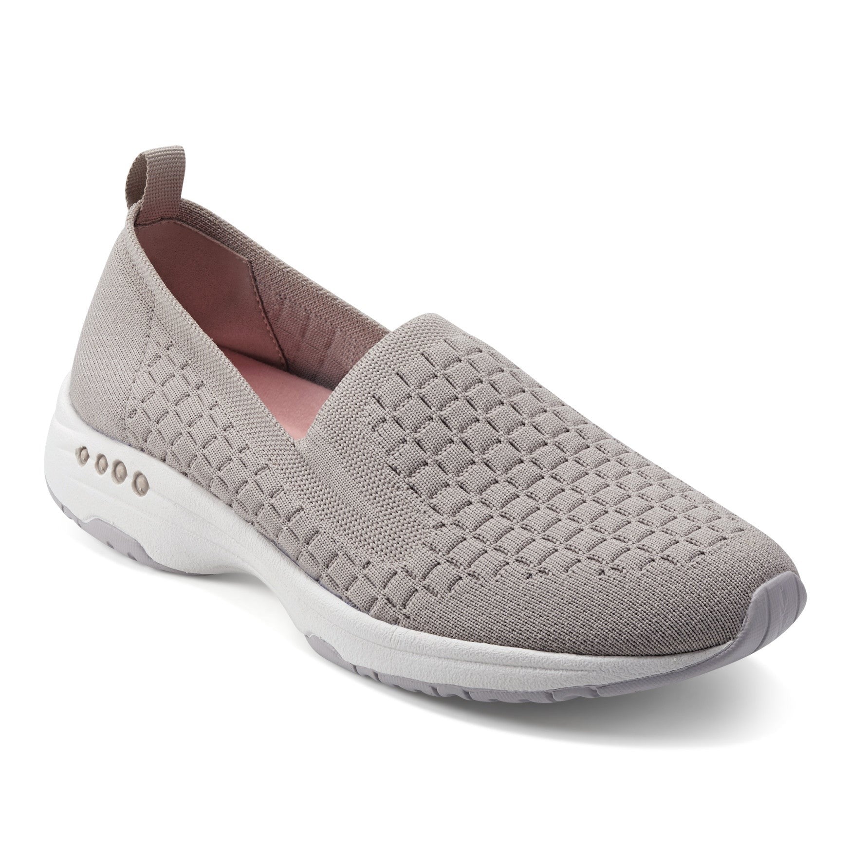 Easy Spirit Tech Eco Slip On — cushioned arch support Women's Athletic Shoe - Taupe - 2