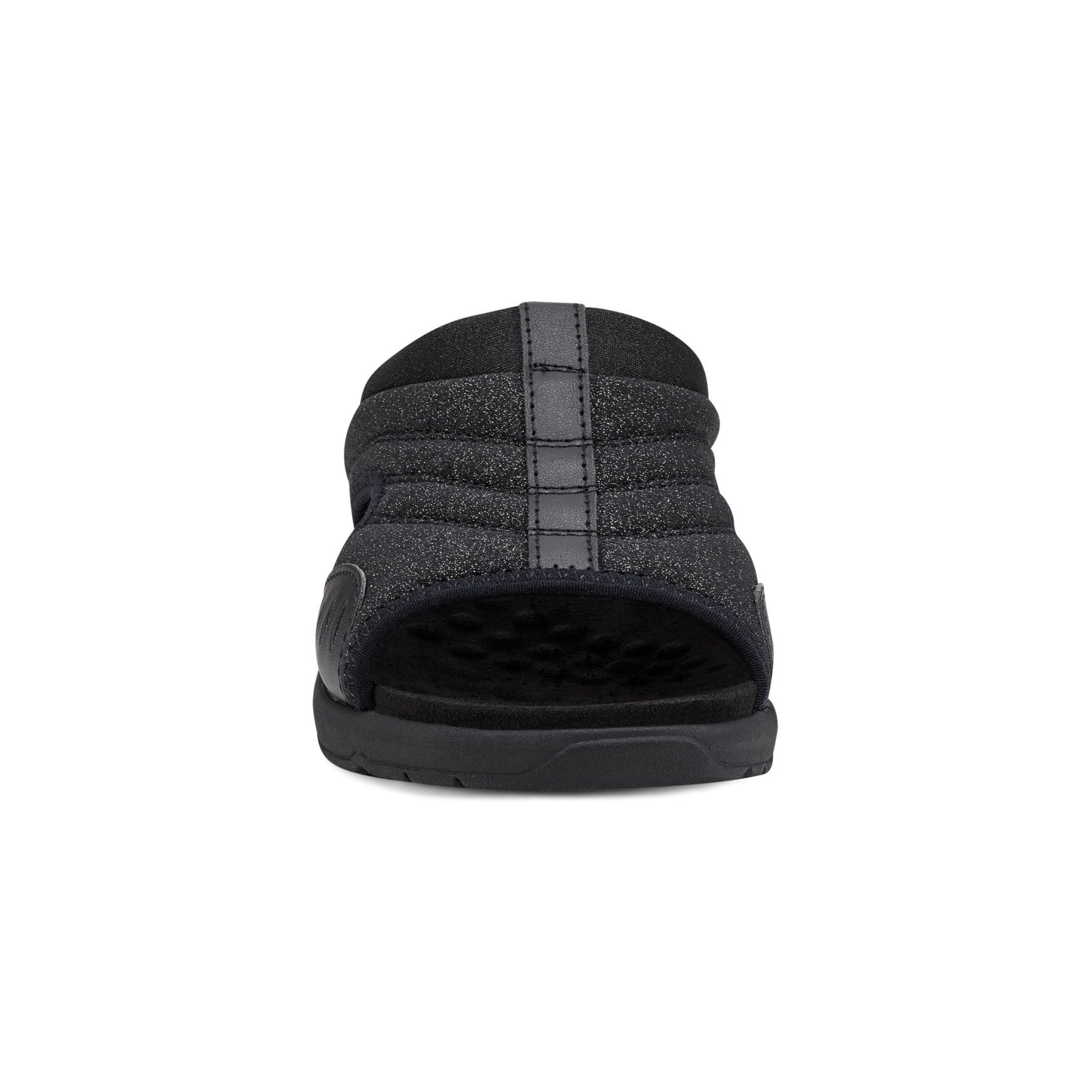 Easy Spirit Traciee Cushioned Arch Support Slip On Sandal Women's - Black Glitter - 3