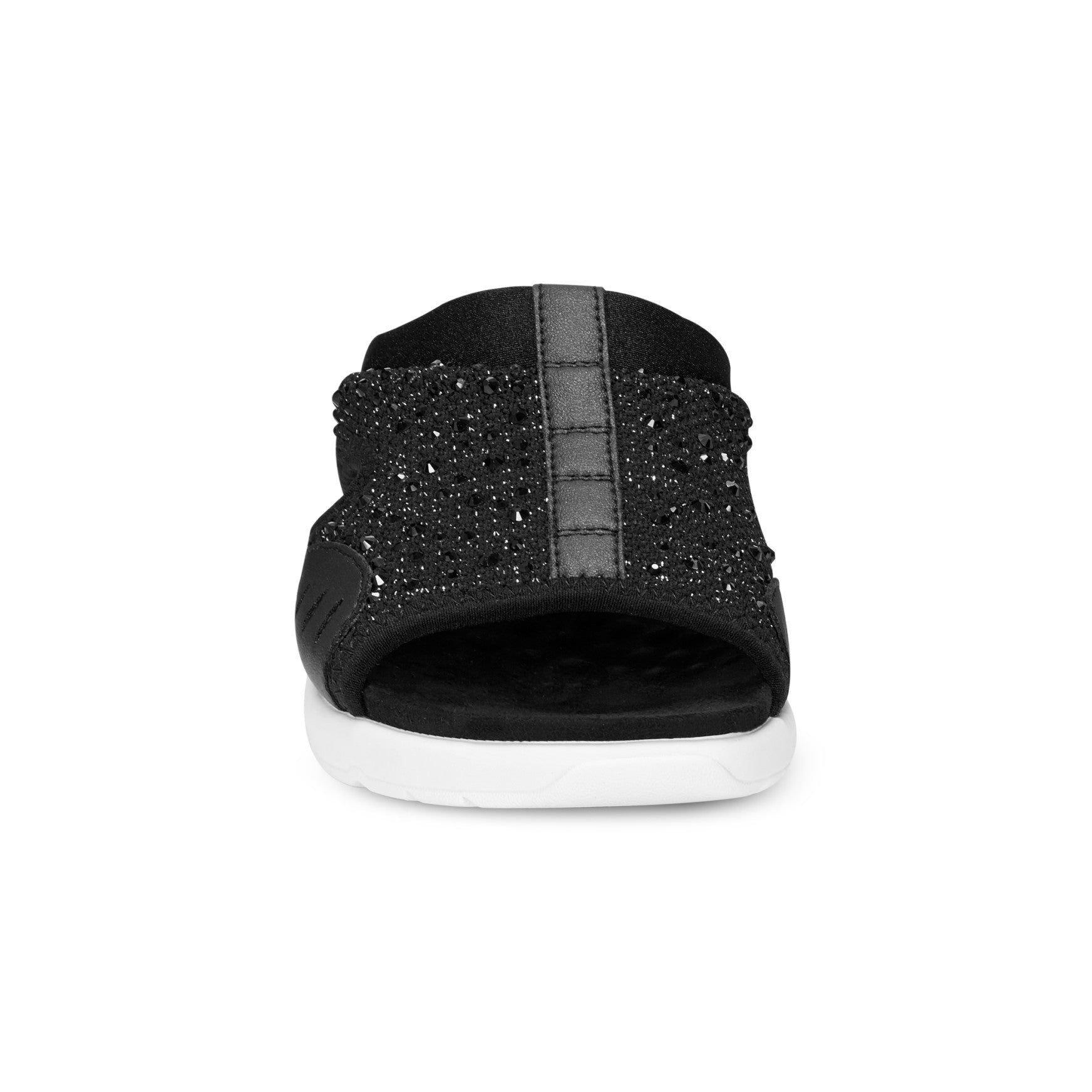 Easy Spirit Traciee Cushioned Arch-Support Slip On Sandal Women's - Black Stone - 3