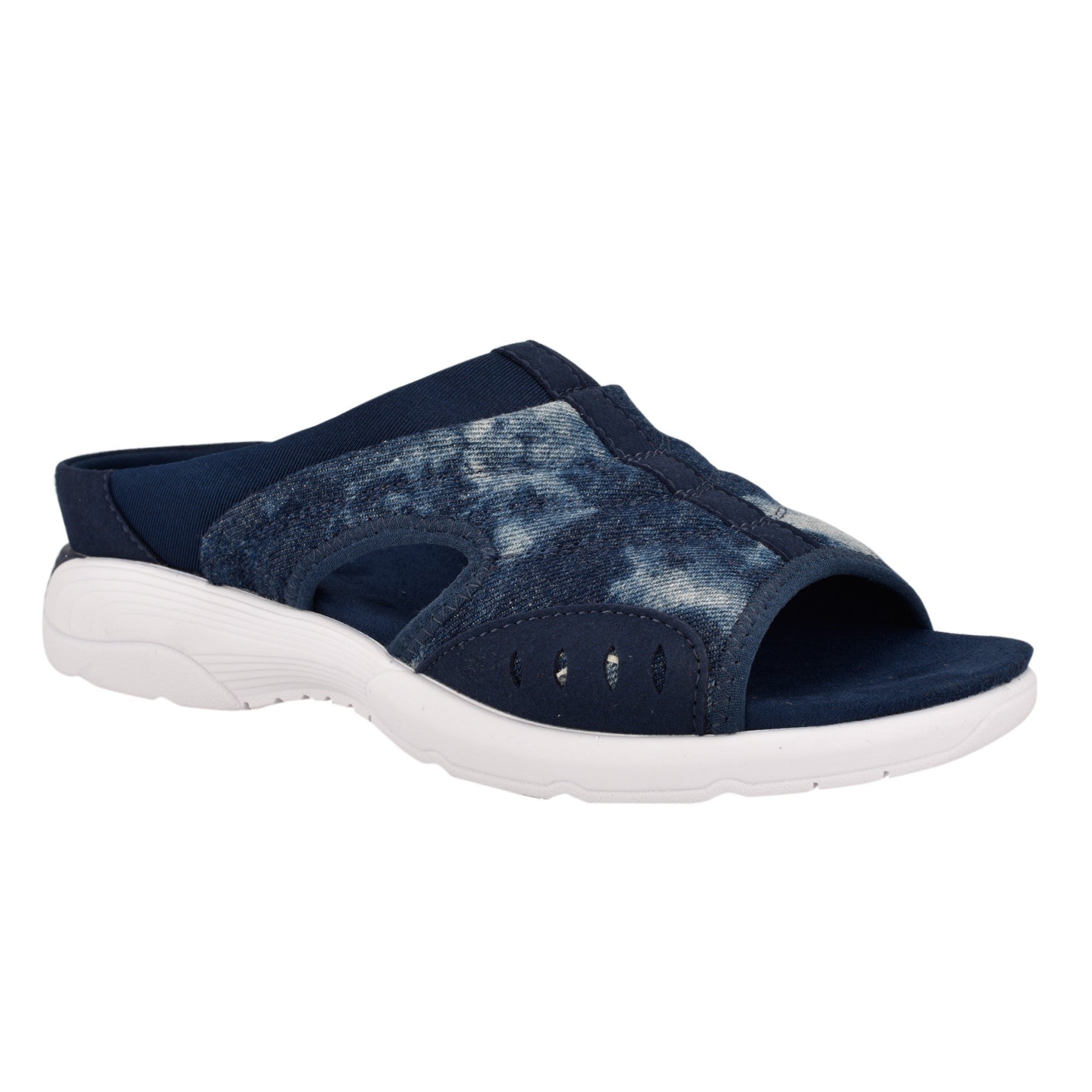 Easy Spirit Traciee Cushioned Arch Support Slip On Sandal Women's - Denim Tie Dye - 2