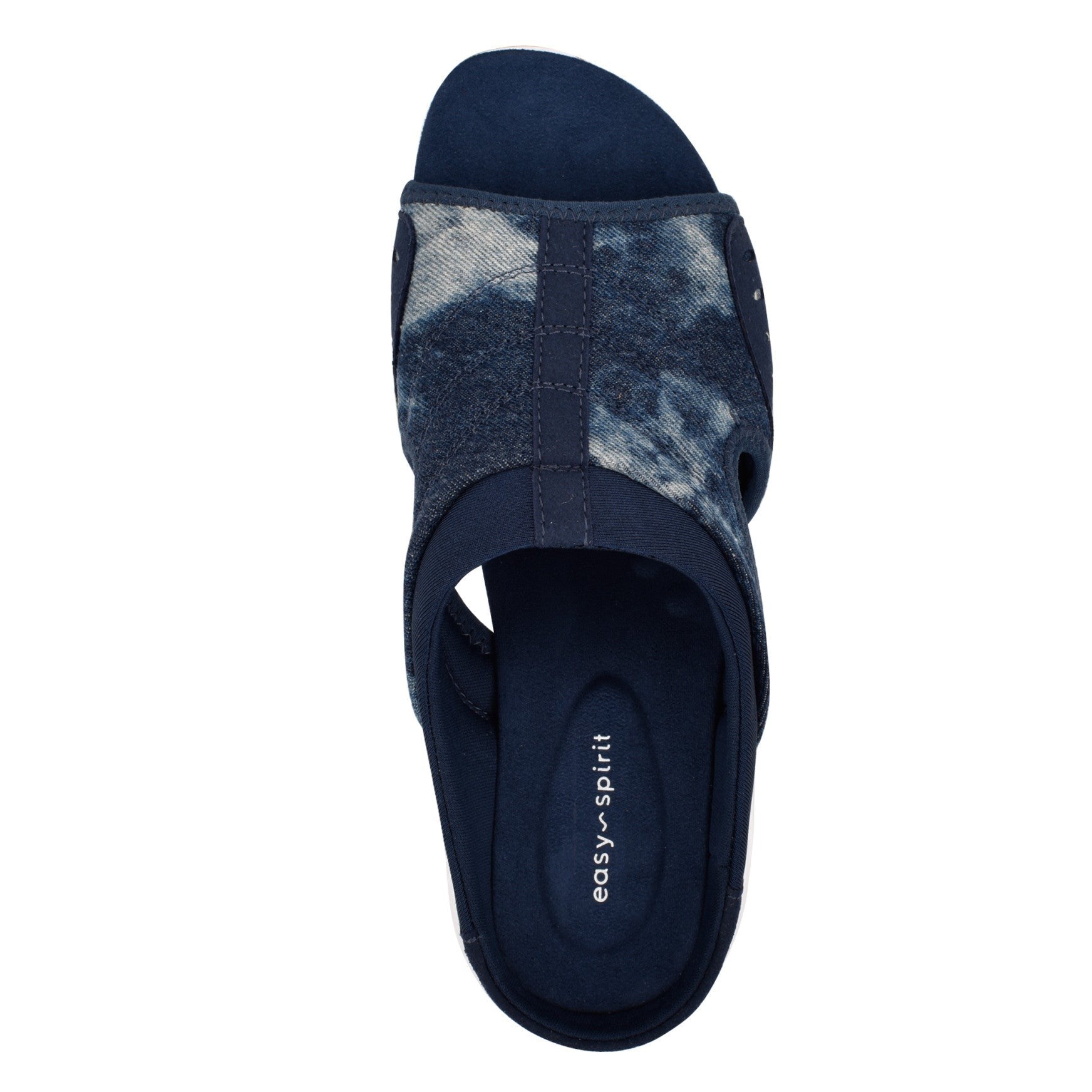 Easy Spirit Traciee Cushioned Arch Support Slip On Sandal Women's - Denim Tie Dye - 4