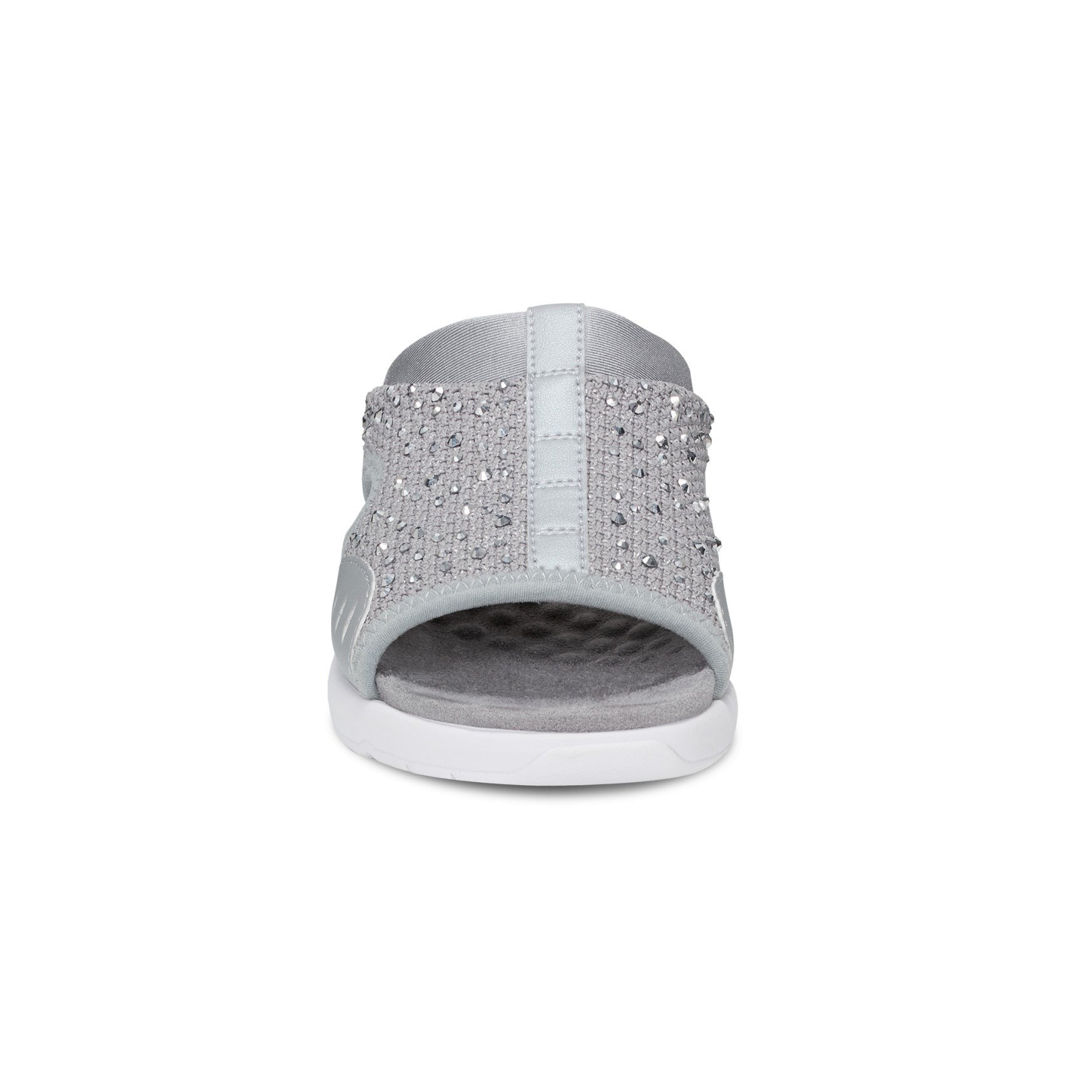 Easy Spirit Traciee Cushioned Arch-Support Slip On Sandal Women's - Medium Grey Stone - 3