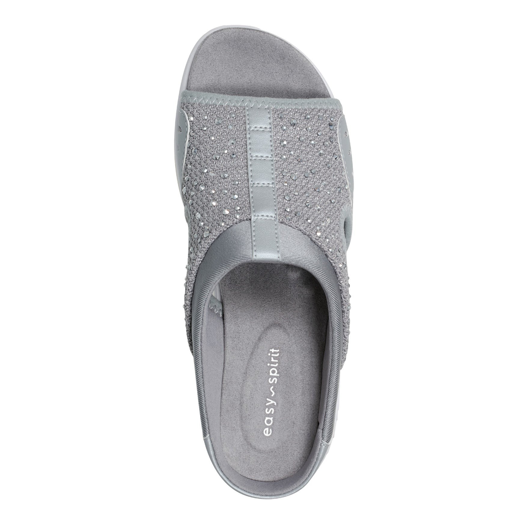 Easy Spirit Traciee Cushioned Arch-Support Slip On Sandal Women's - Medium Grey Stone - 5