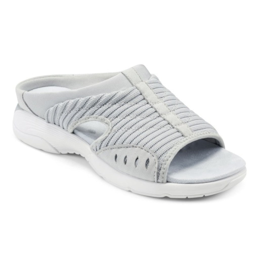 Easy Spirit Traciee Cushioned Arch-Support Women's Slip On Sandal - Light Gray - 1