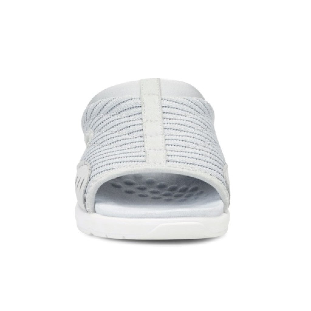 Easy Spirit Traciee Cushioned Arch-Support Women's Slip On Sandal - Light Gray - 3